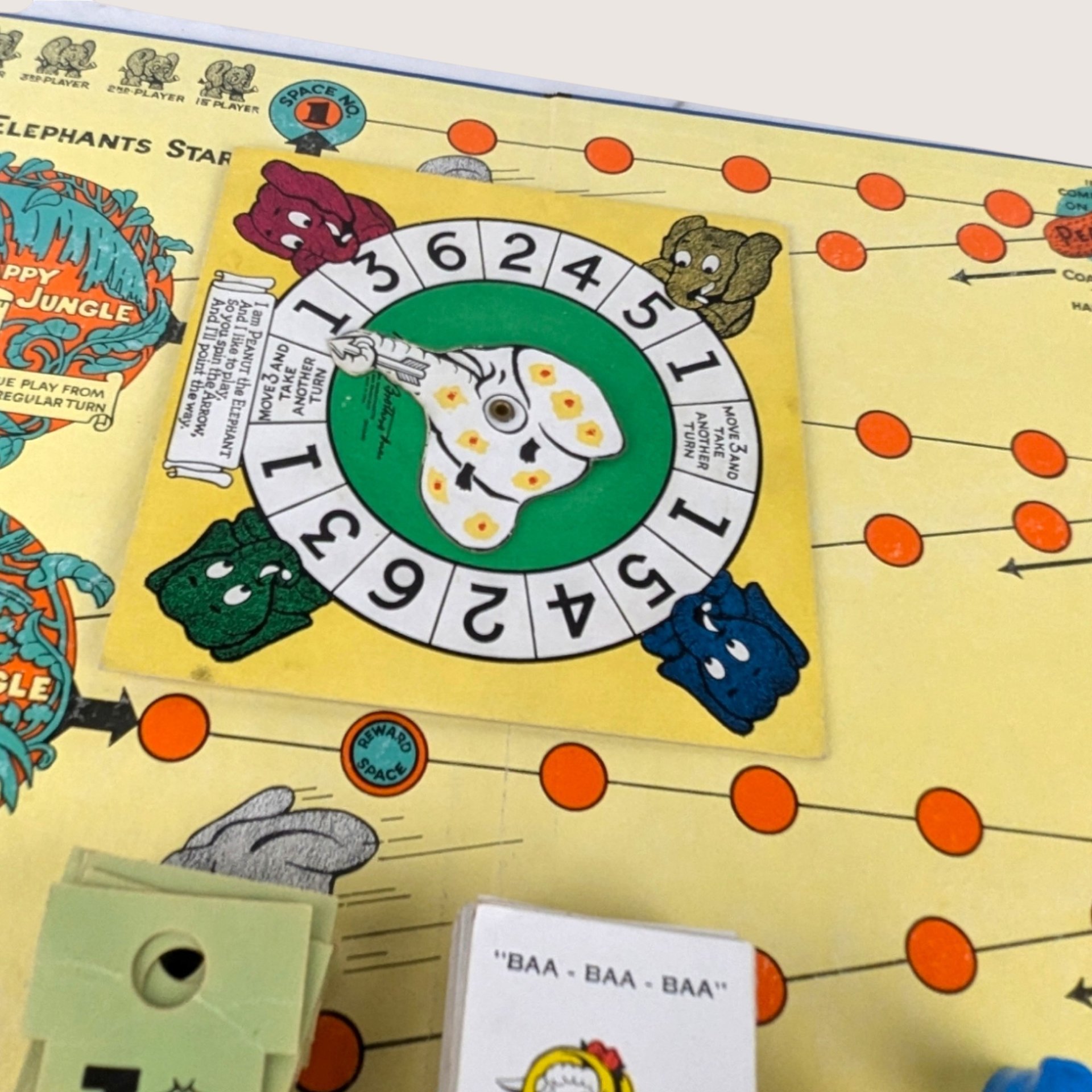 1950s Parker Brothers Childrens Hour Board Game