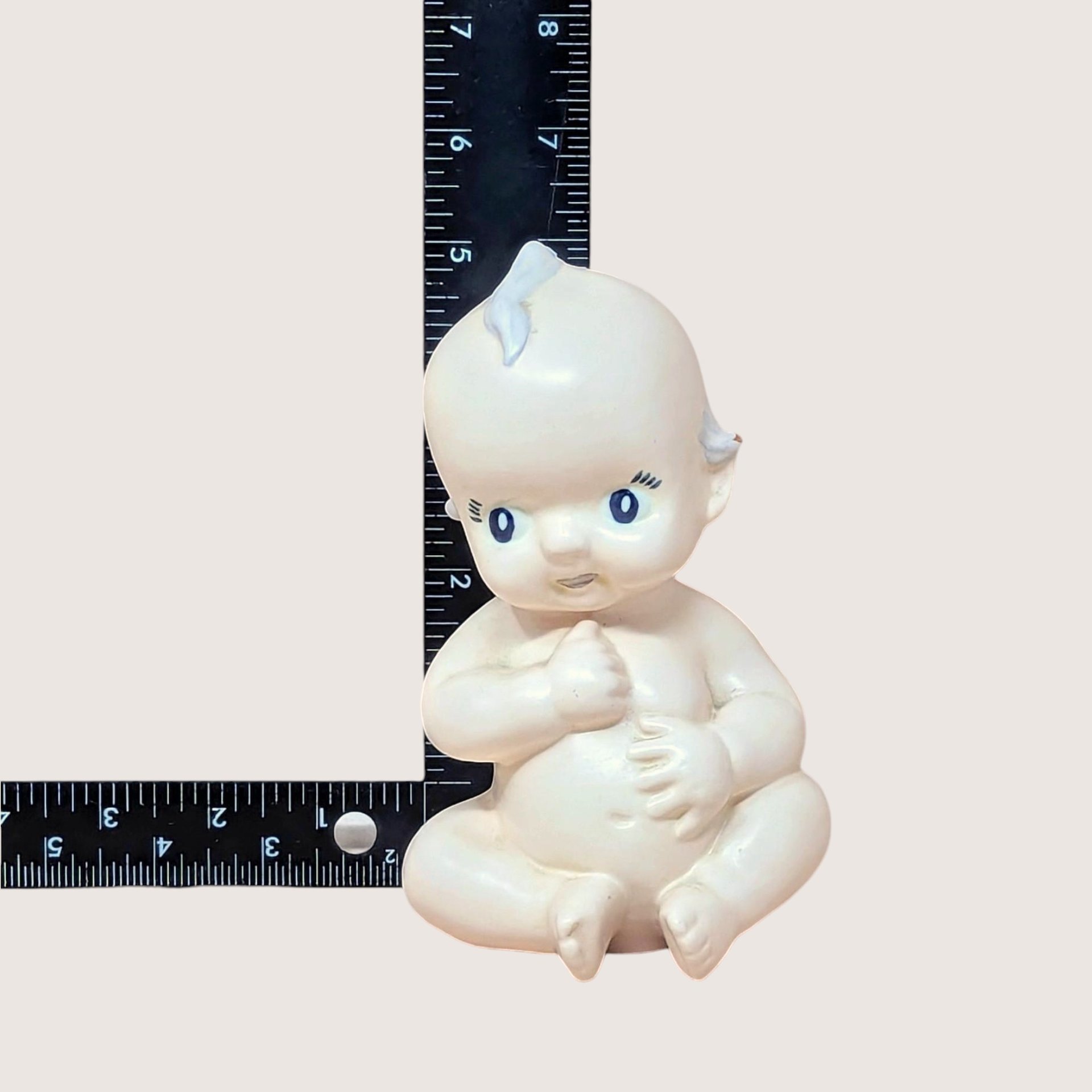 1950s Rose O'Neill Design Kewpie Ceramic Talcum Powder Shaker