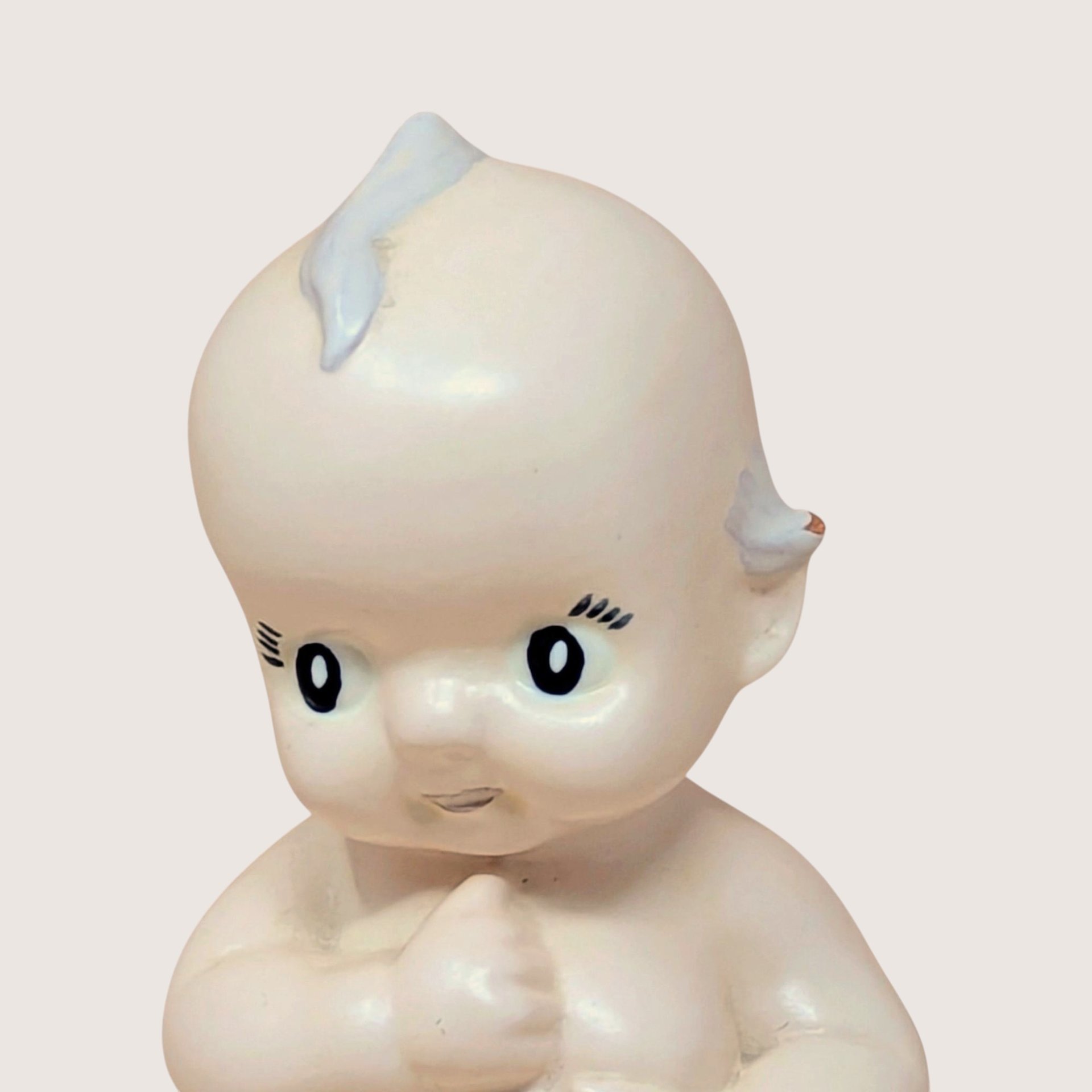 1950s Rose O'Neill Design Kewpie Ceramic Talcum Powder Shaker