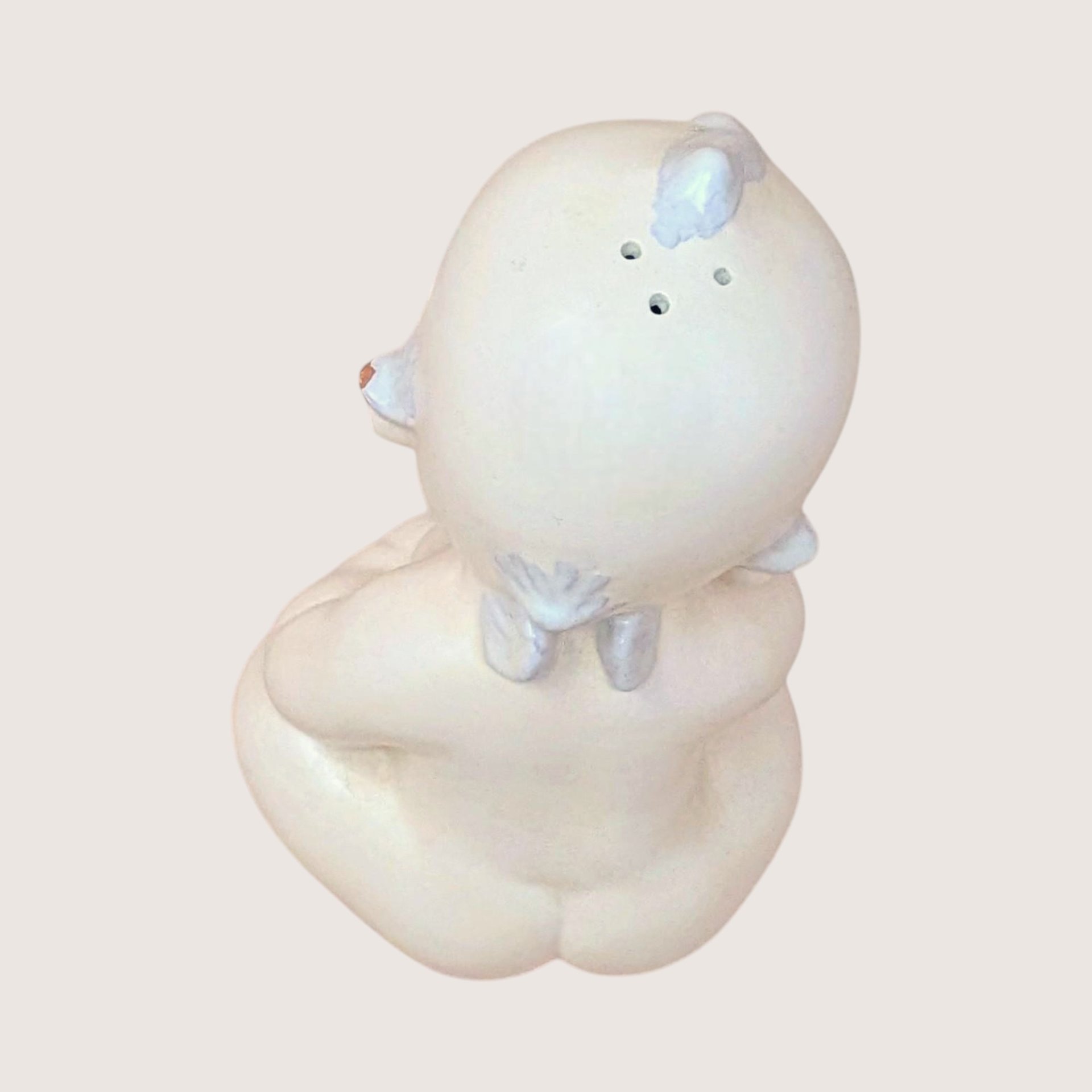 1950s Rose O'Neill Design Kewpie Ceramic Talcum Powder Shaker
