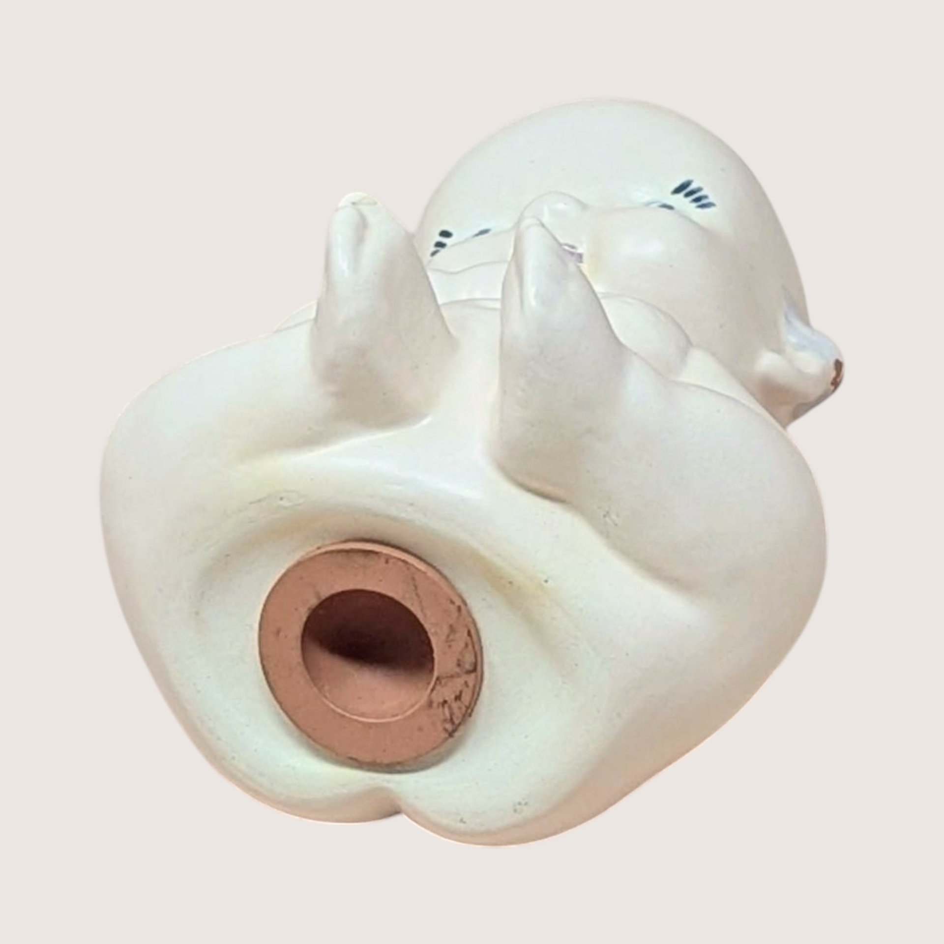 1950s Rose O'Neill Design Kewpie Ceramic Talcum Powder Shaker