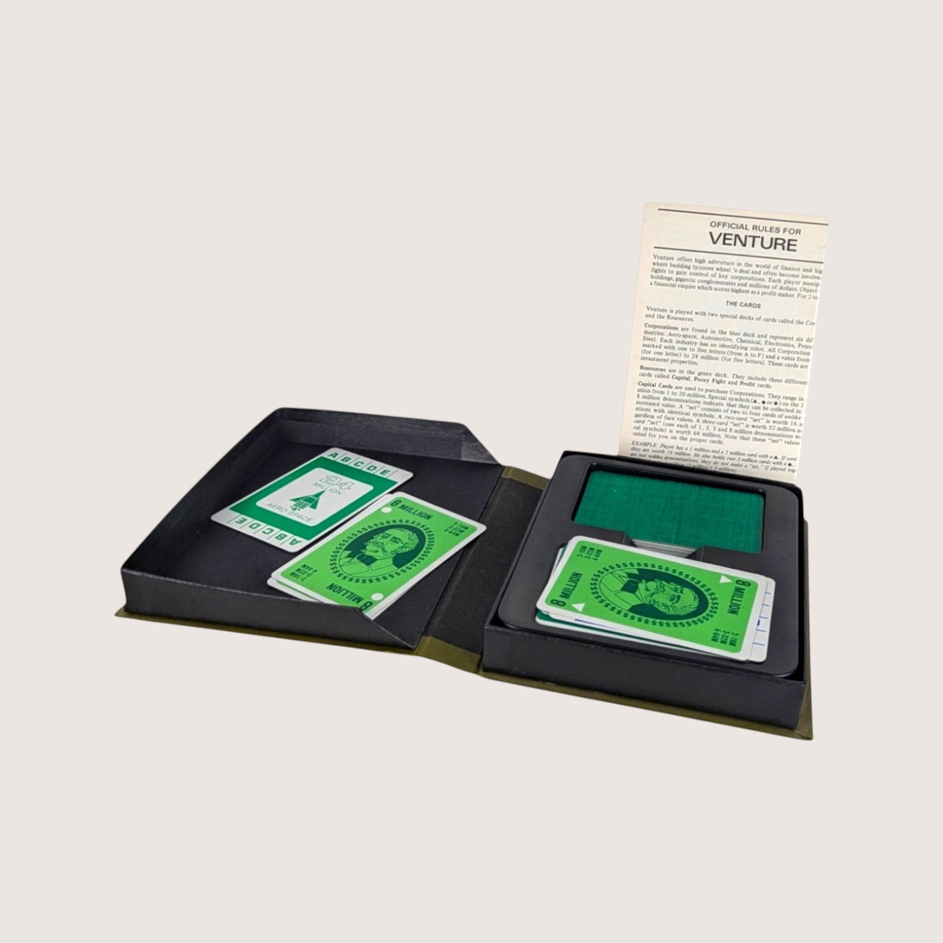 1970 3M Venture Card Game of Finance and Big Business