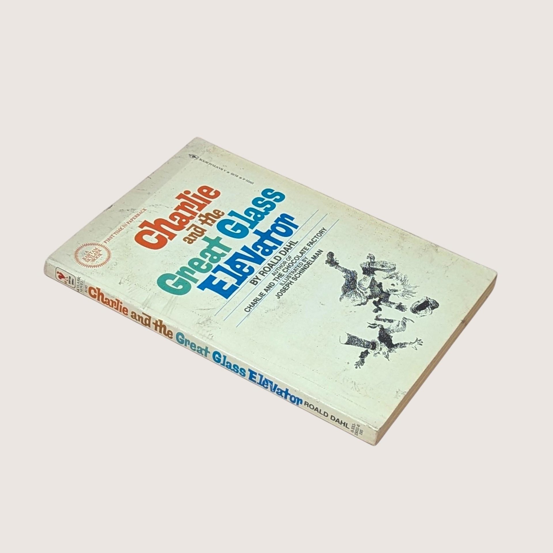 1972 Roald Dahl Charlie and the Great Glass Elevator Paperback Book