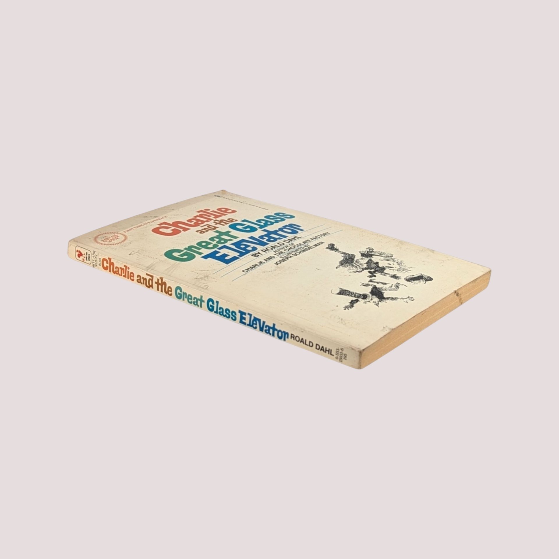 1970s Charlie and the Great Glass Elevator Roald Dahl Paperback Book