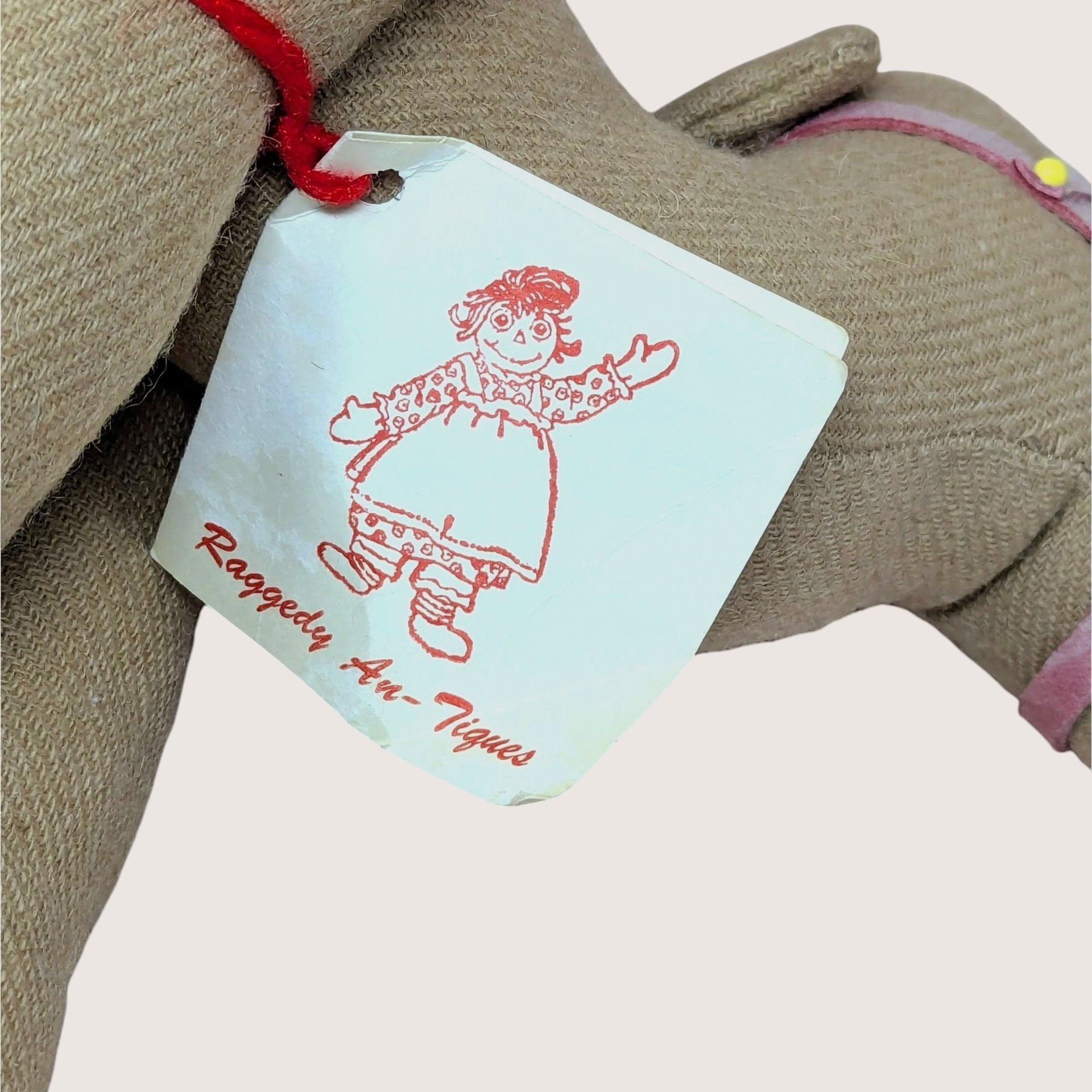 1940s Pattern Handmade Camel Cloth Plush Toy