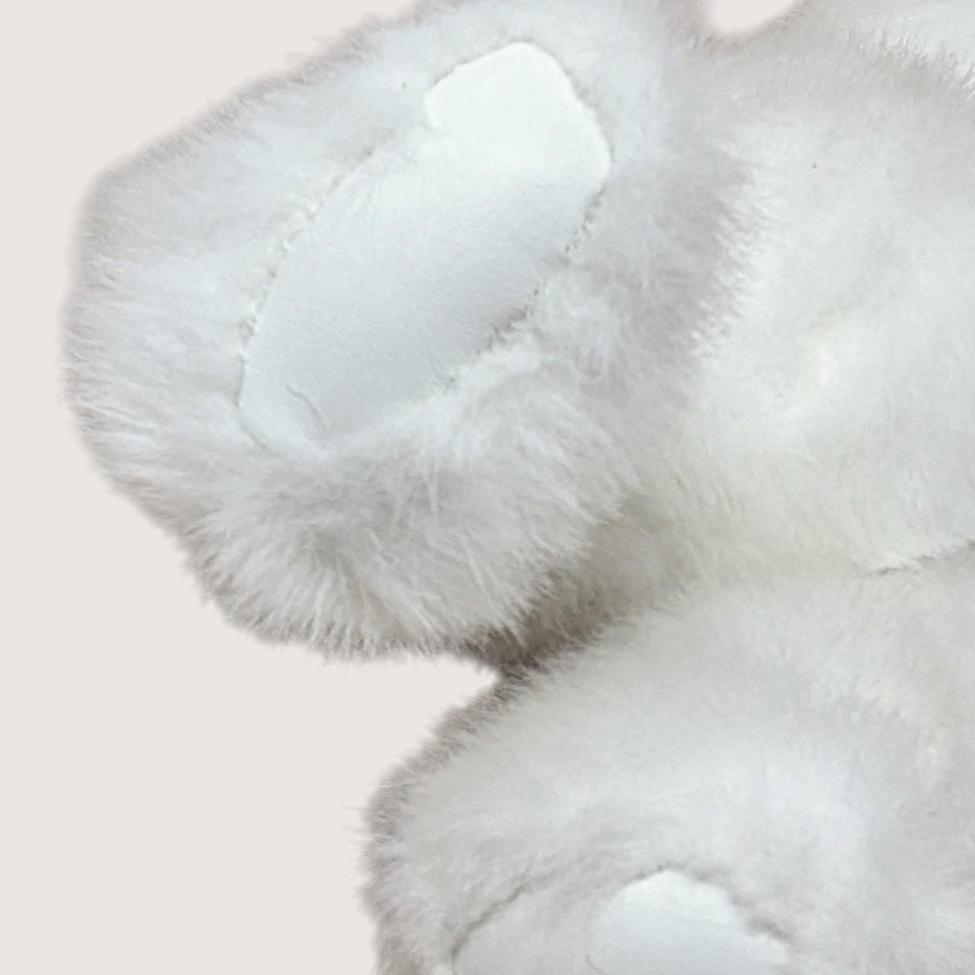 1980s Joan Chesney Jointed White Plush Teddy Bear