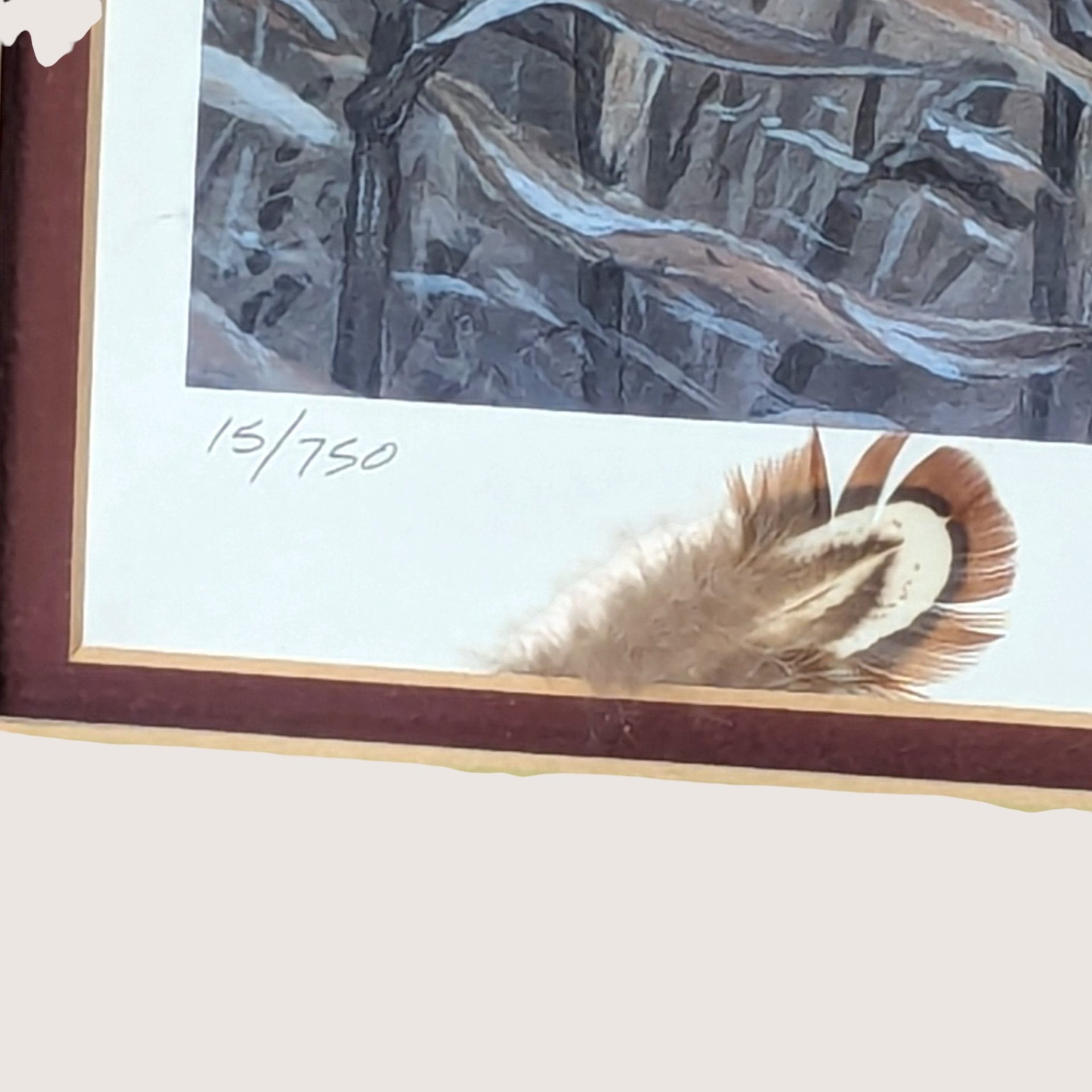 Vintage Randall Raduenz Set on the Wing Signed Numbered Pheasant Print