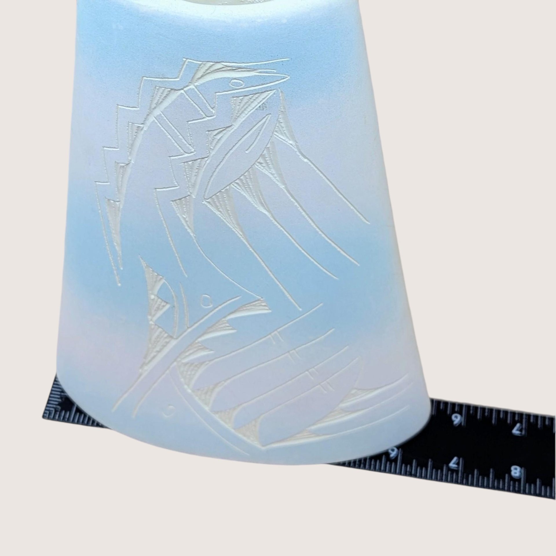 1980s Southwest Sgraffito Studio Vase