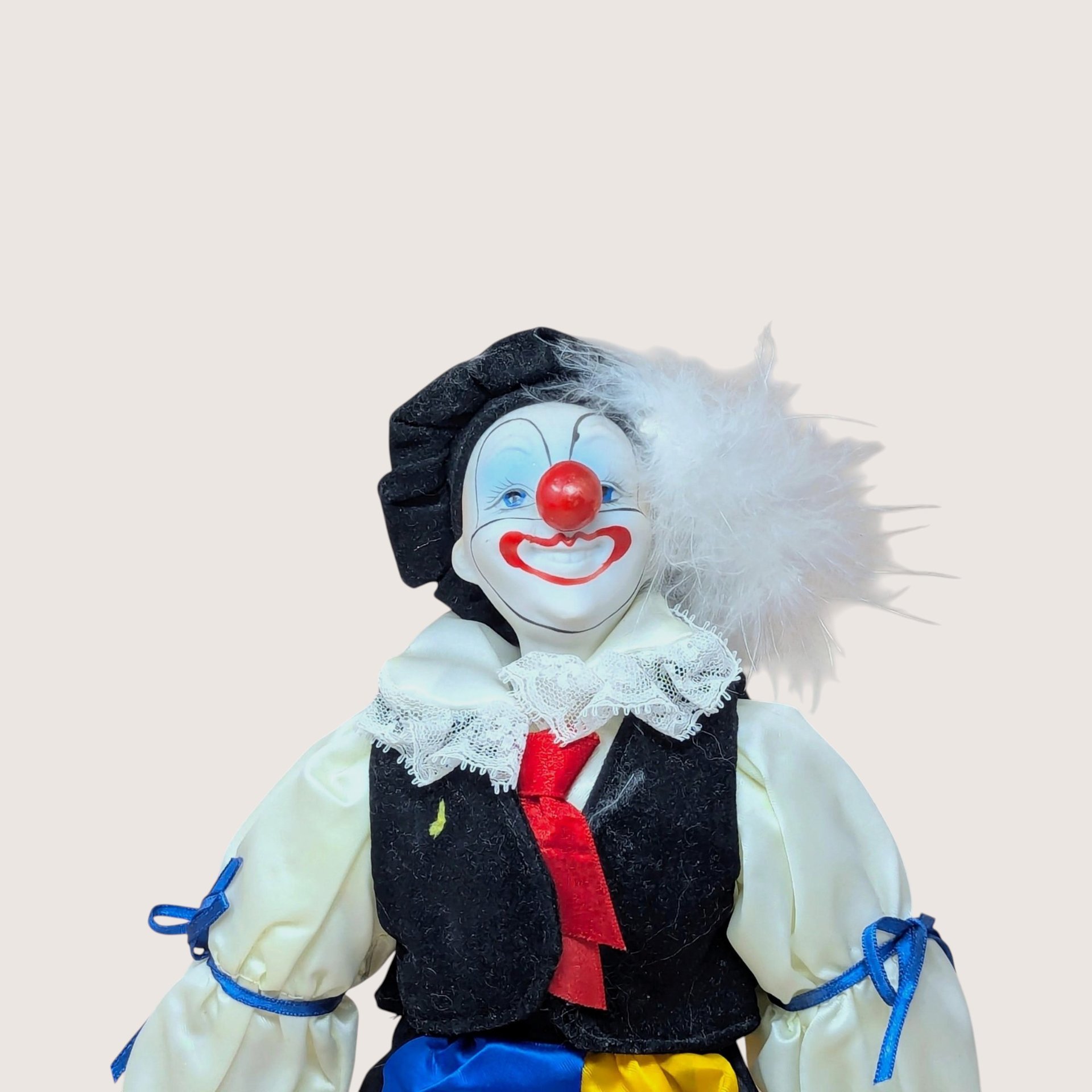 1980s Royal Heirloom Collection Ceramic Clown Doll