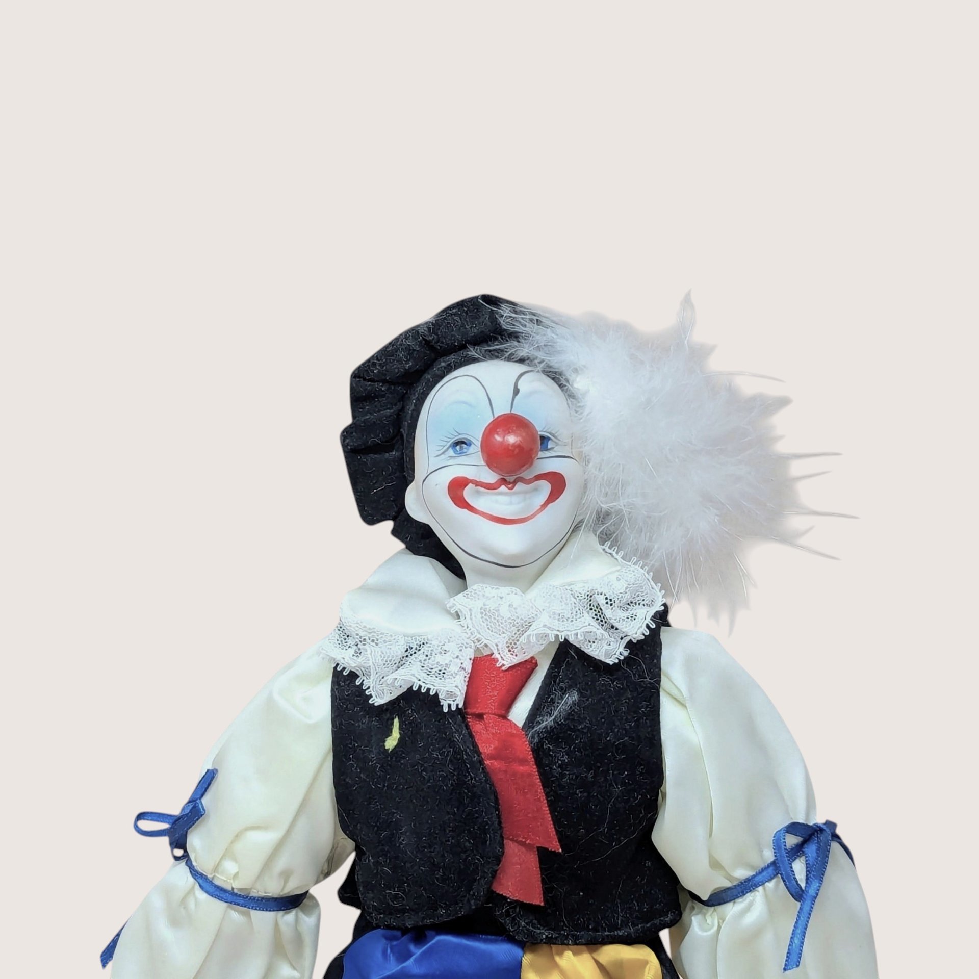 1980s Royal Heirloom Collection Ceramic Clown Doll