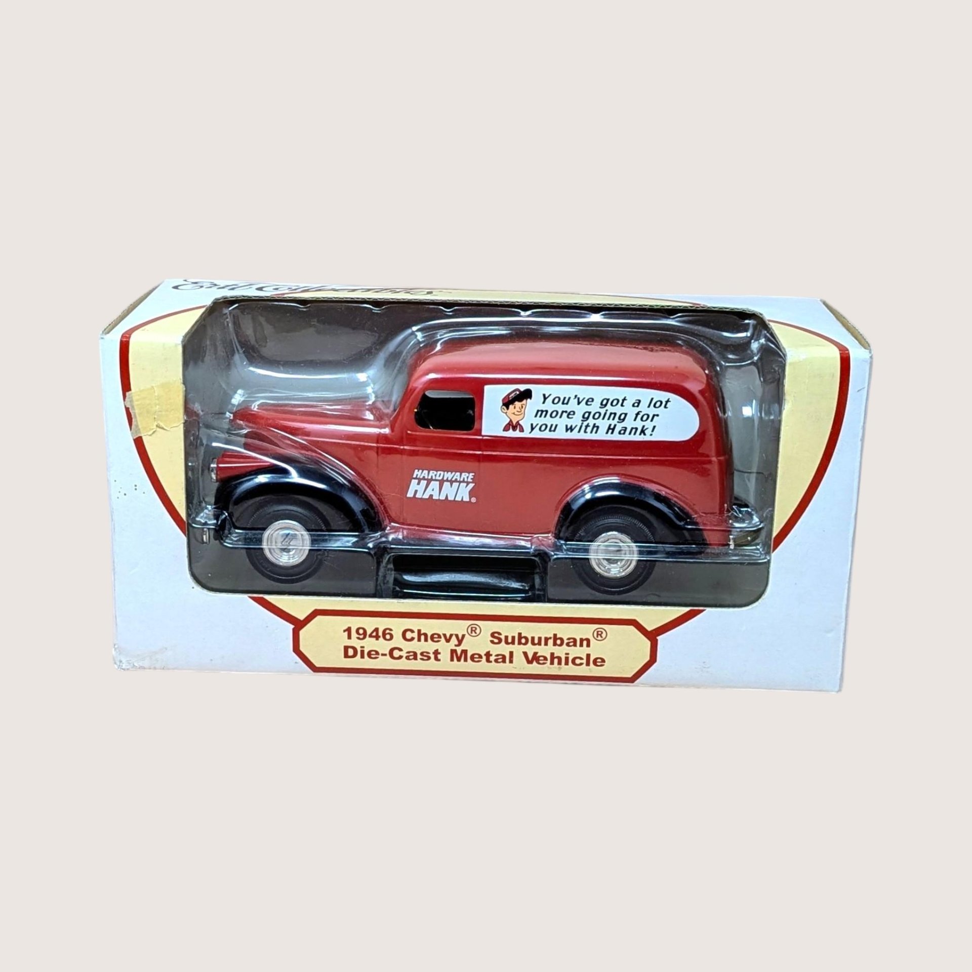 2001 ERTL 1946 Chevy Suburban Hardware Hank Die Cast Bank