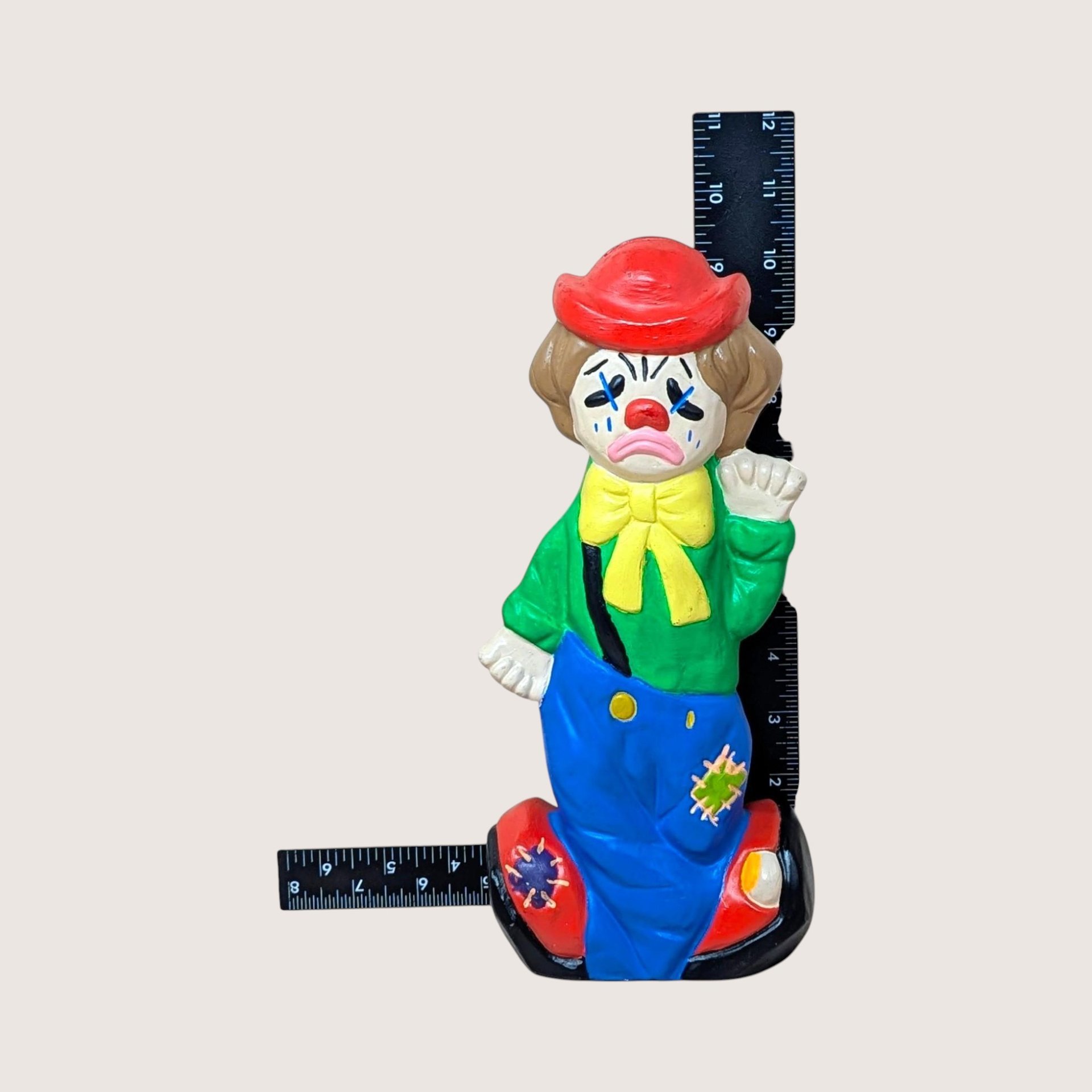 Vintage Ceramic Double Sided Laughing Crying Clown Bank Pair