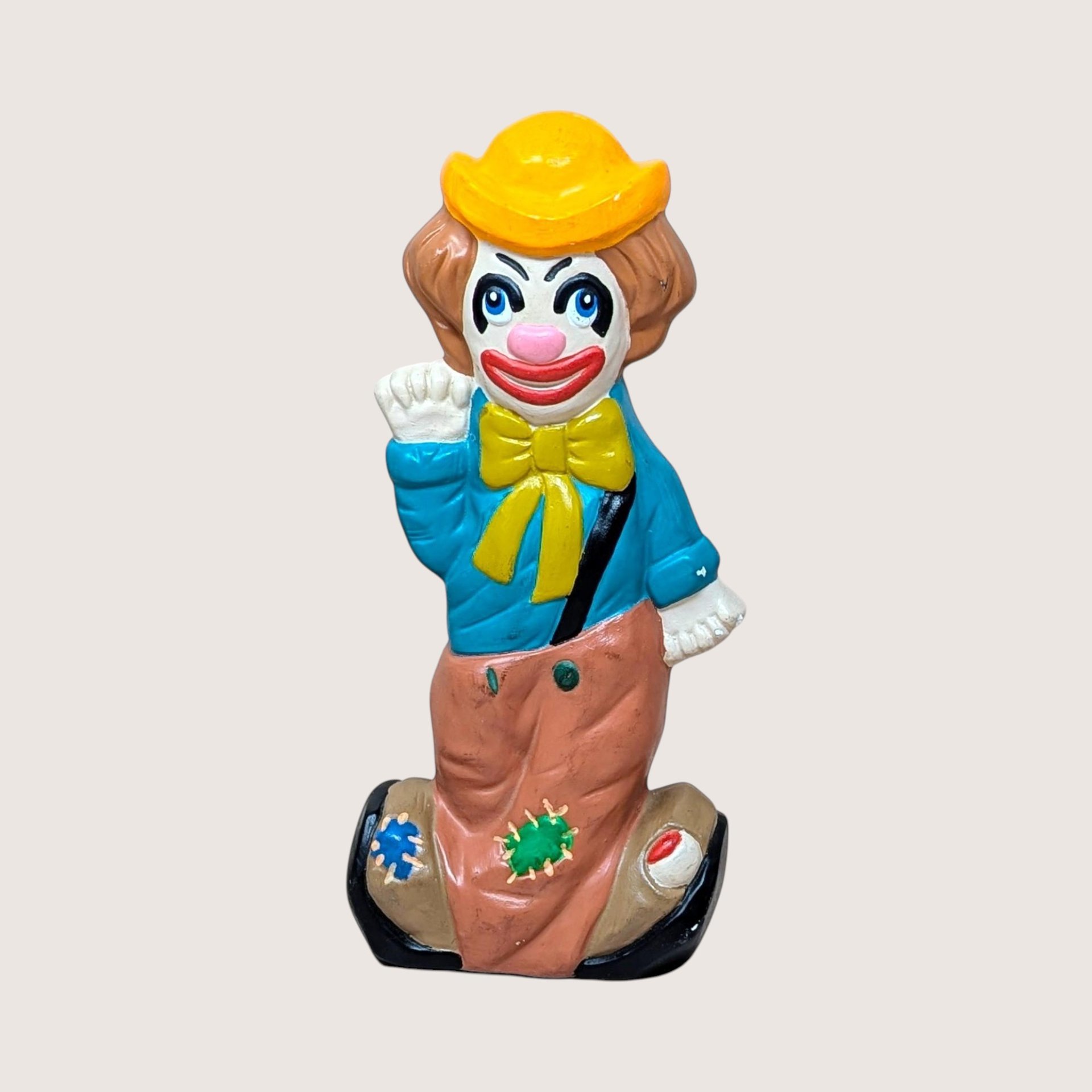Vintage Ceramic Double Sided Laughing Crying Clown Bank Pair