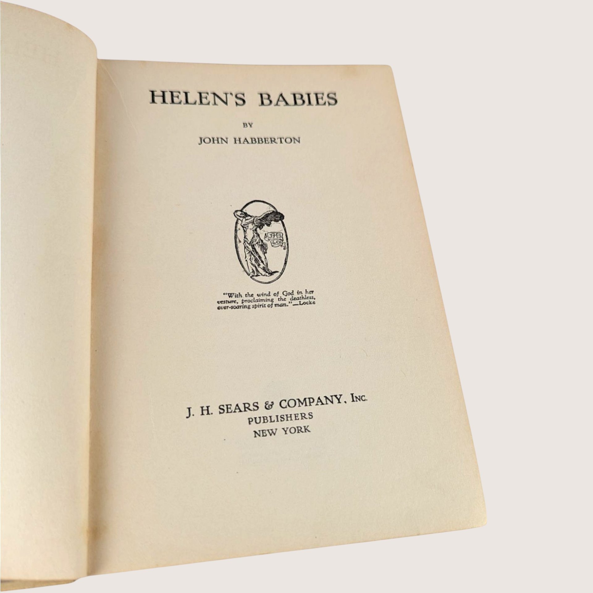 1920s Helens Babies by John Habberton Hardcover Book