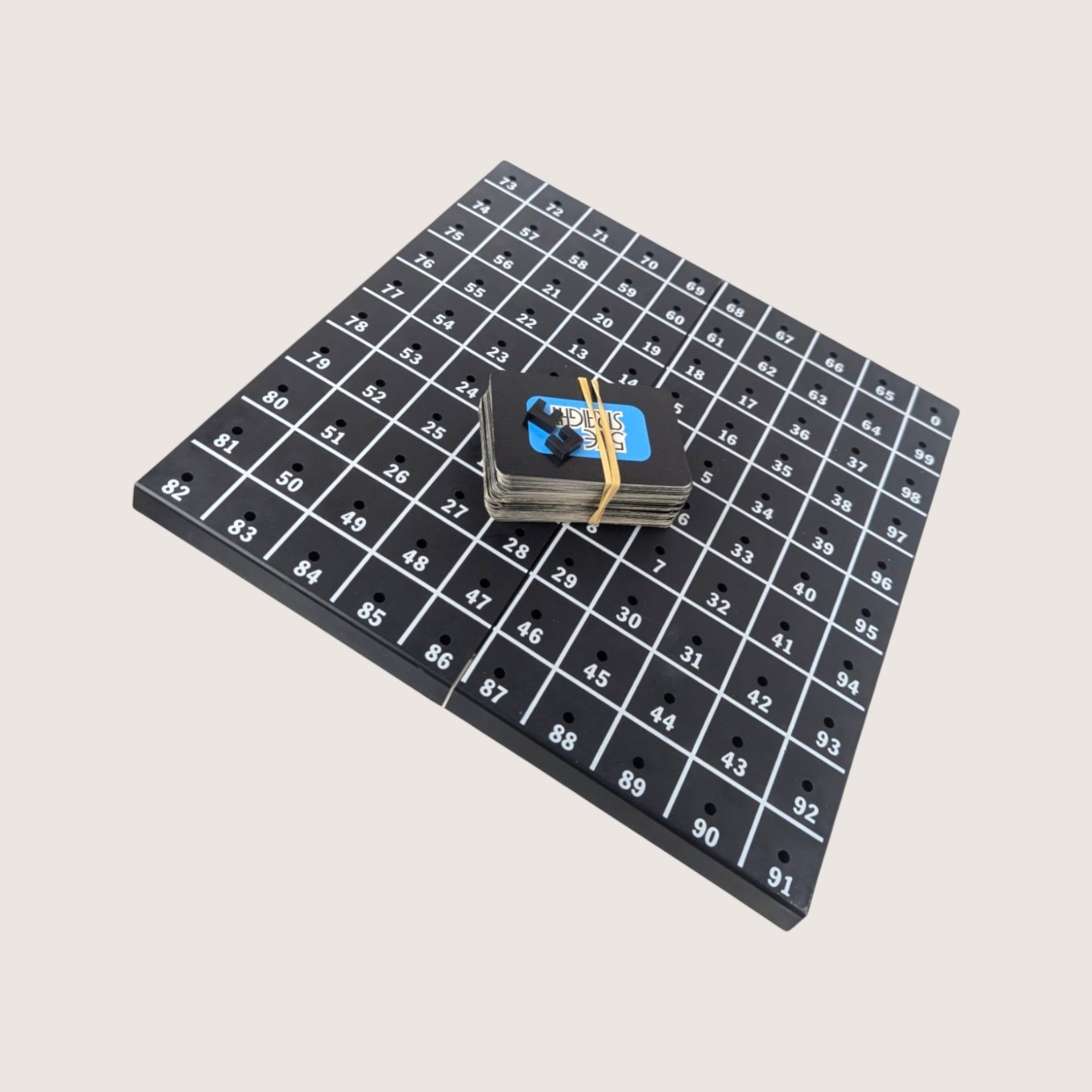 1960s Five Straight Pegboard Strategy Game