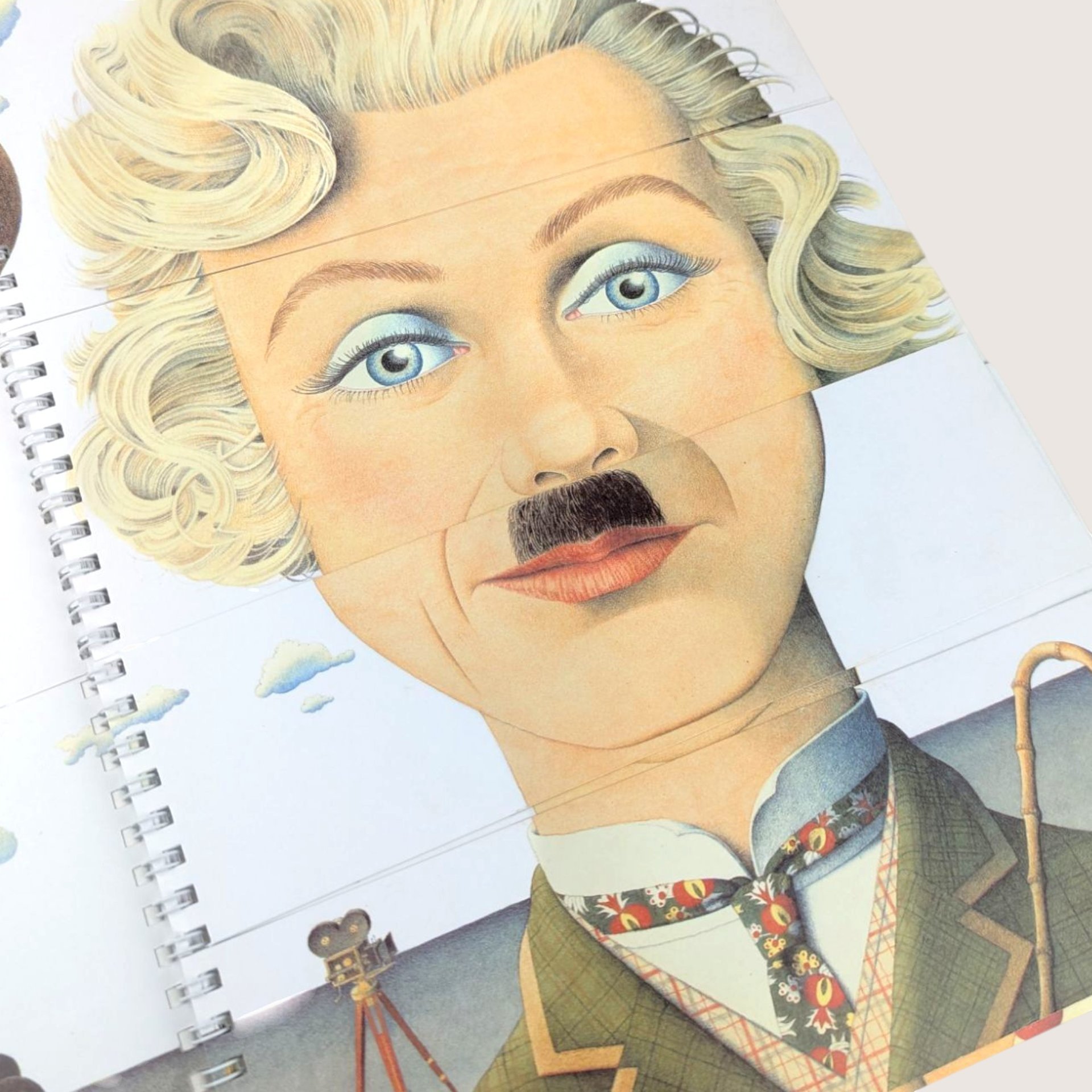 1990s Famous Faces Book by Norman Messenger