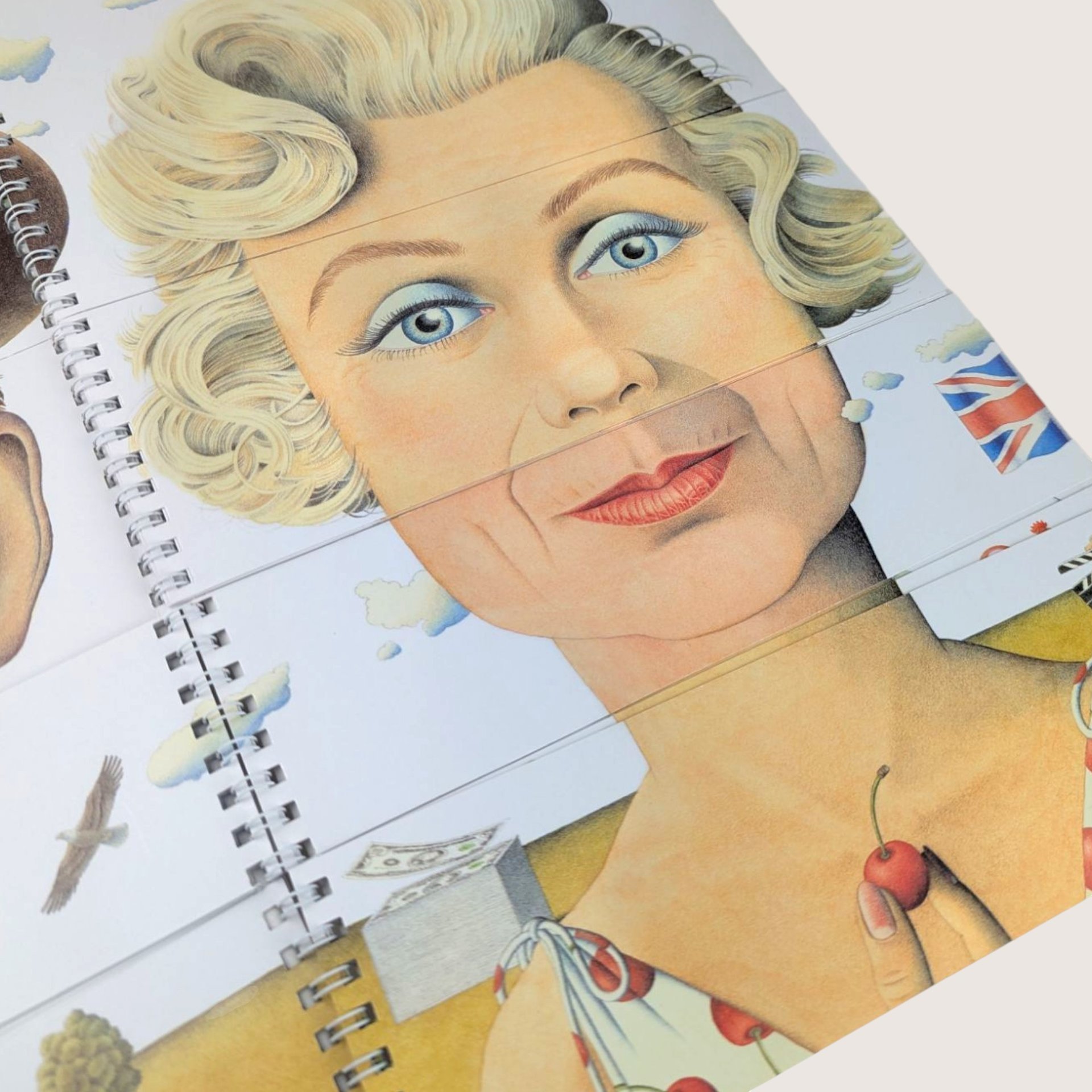 1990s Famous Faces Book by Norman Messenger