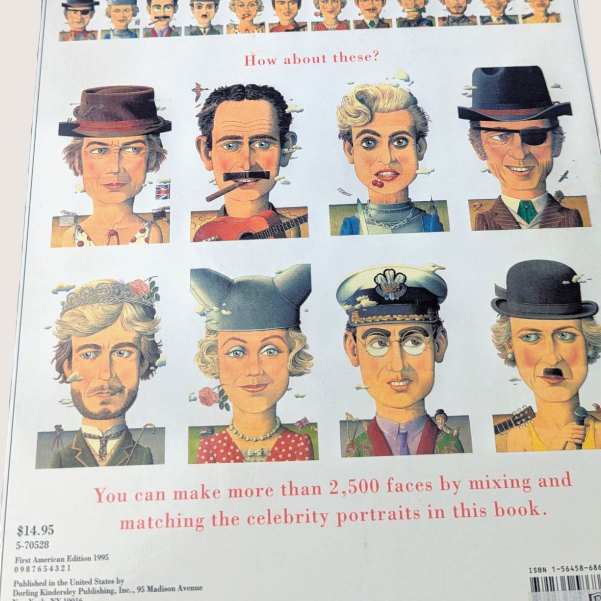 1990s Famous Faces Book by Norman Messenger