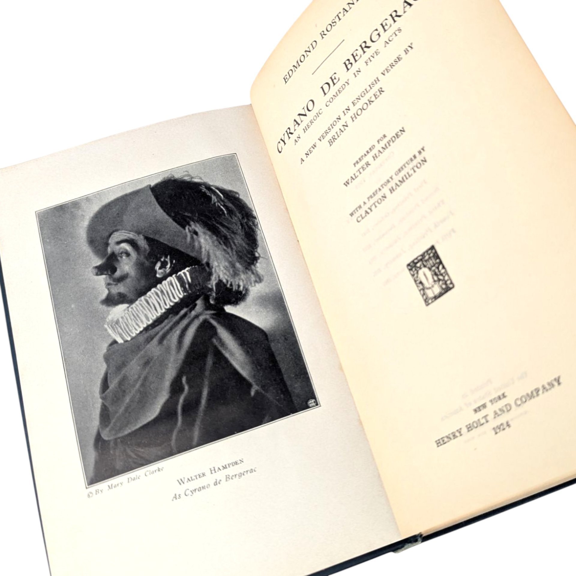 Vintage Cyrano de Bergerac Book, 5th Printing, Brian Hooker Translation, Classic French Drama, Literary Gift