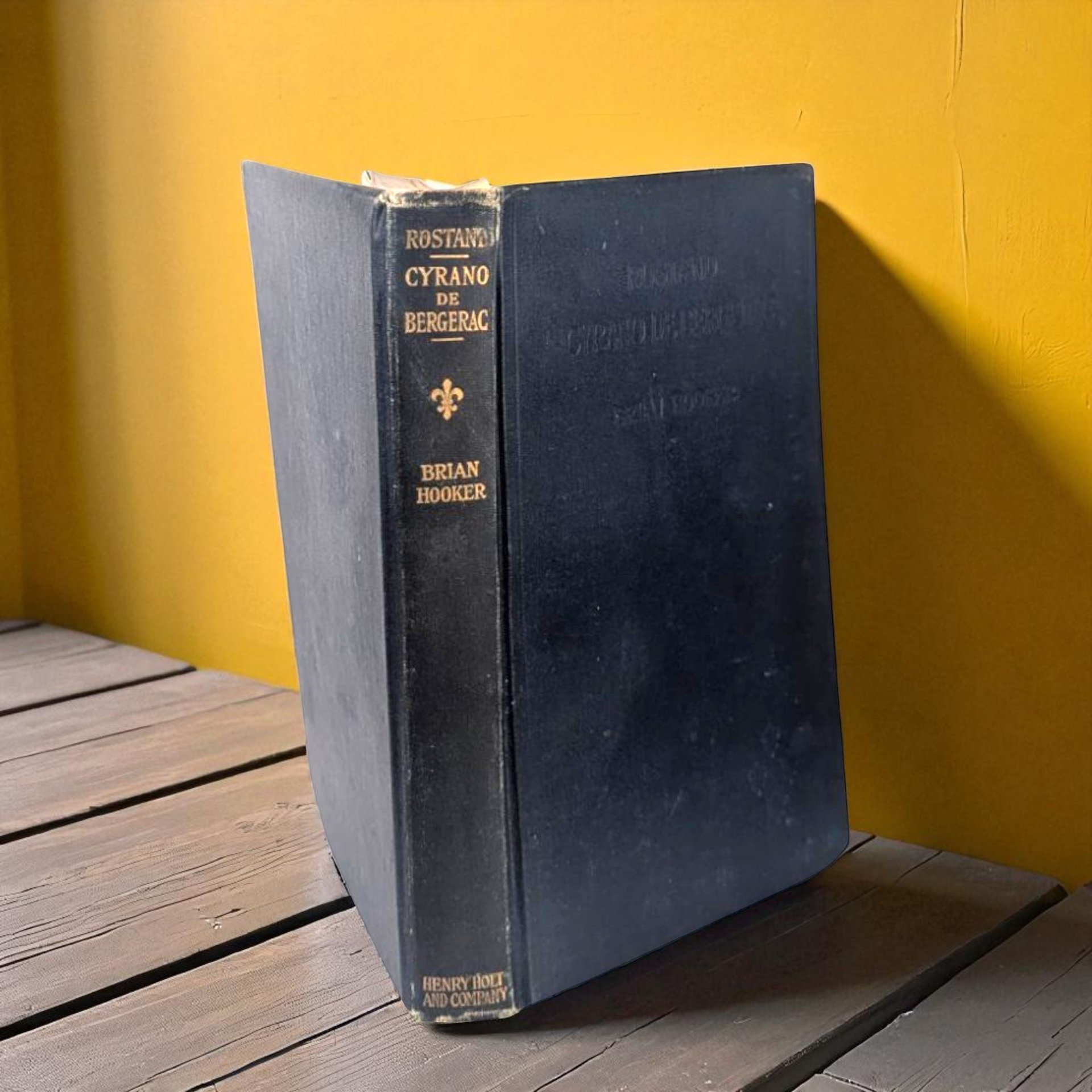 Vintage Cyrano de Bergerac Book, 5th Printing, Brian Hooker Translation, Classic French Drama, Literary Gift