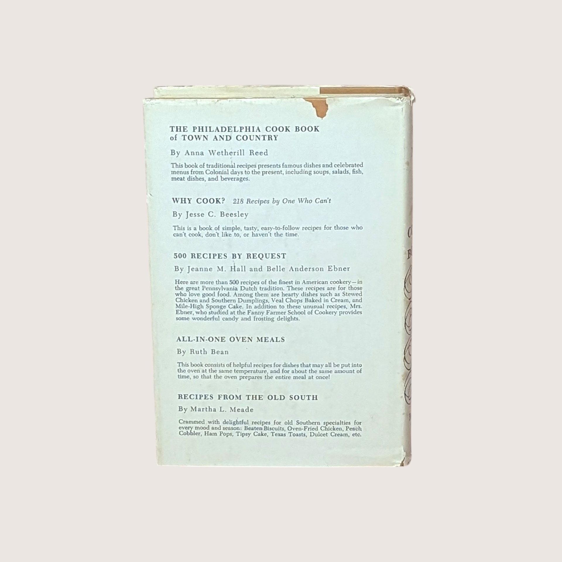 1939 The New World Wide Cook Book Pearl V Metzelthin Hardcover