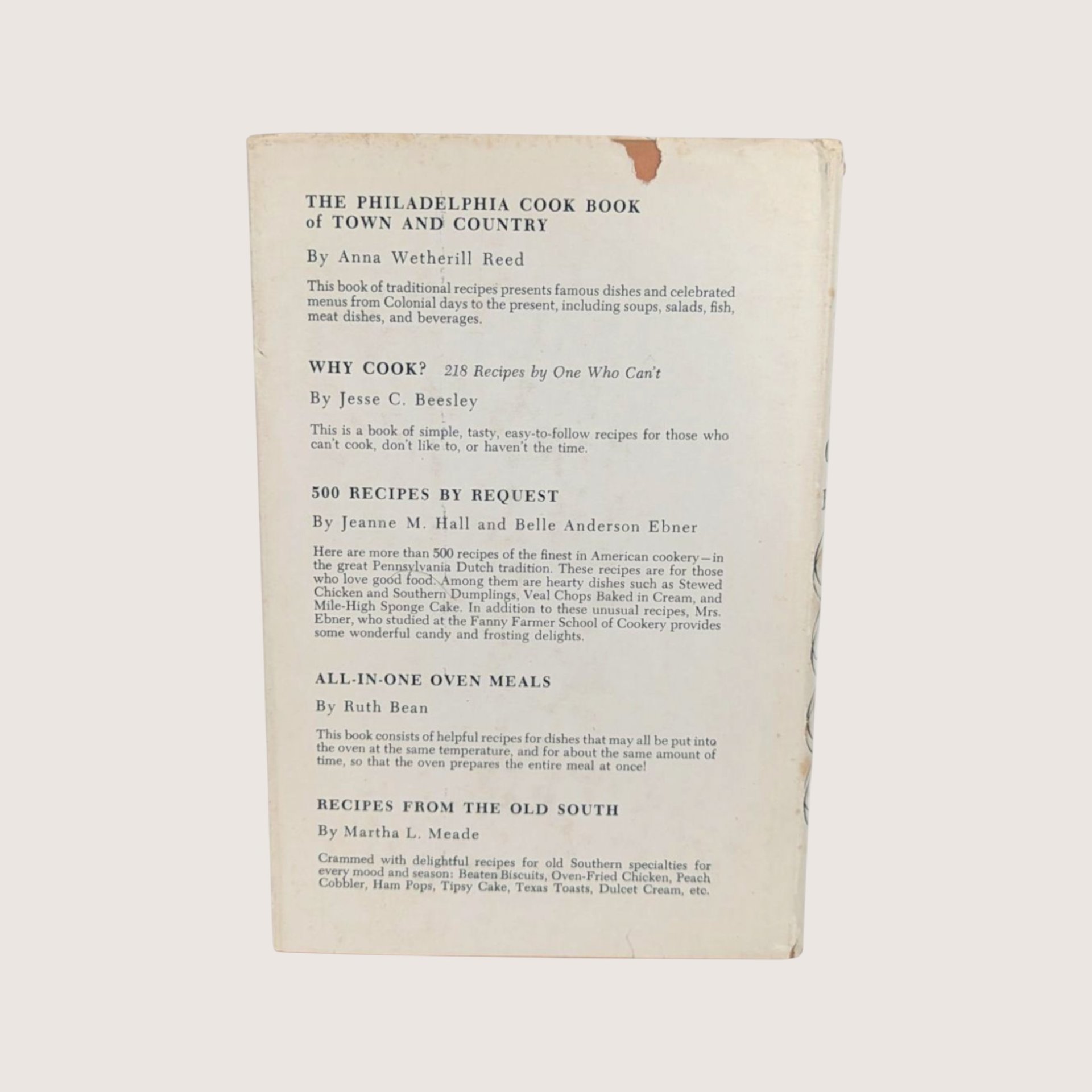 1939 The New World Wide Cook Book Pearl V Metzelthin Hardcover