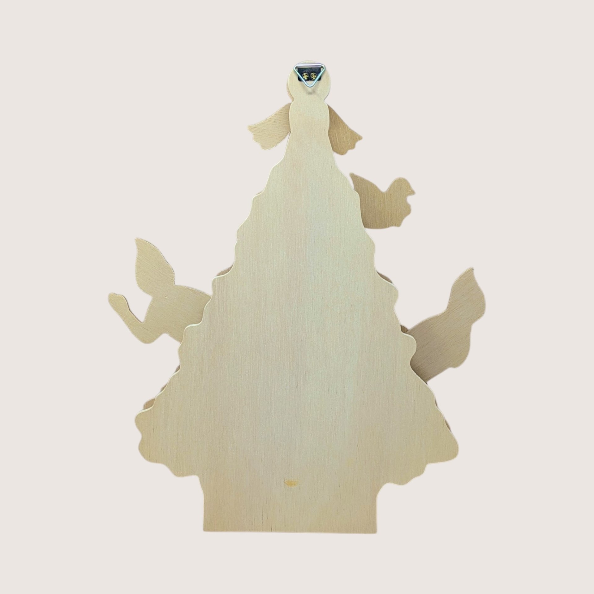 Vintage Musical Wooden Christmas Tree