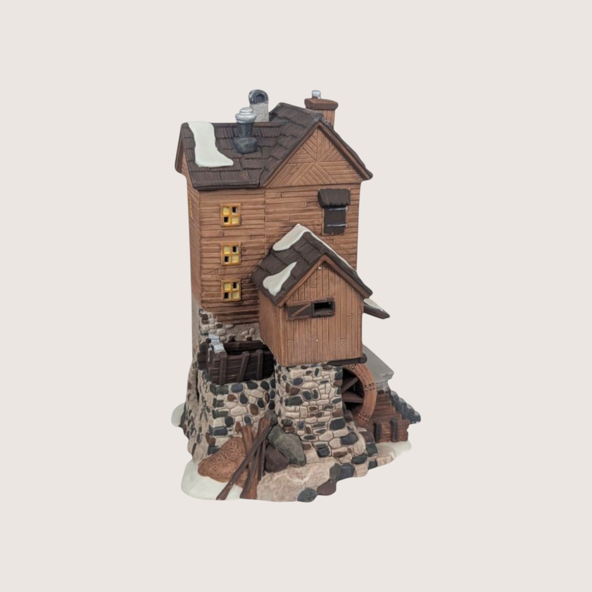 1995 Dept. 56 Great Denton Mill Light Up Village Building