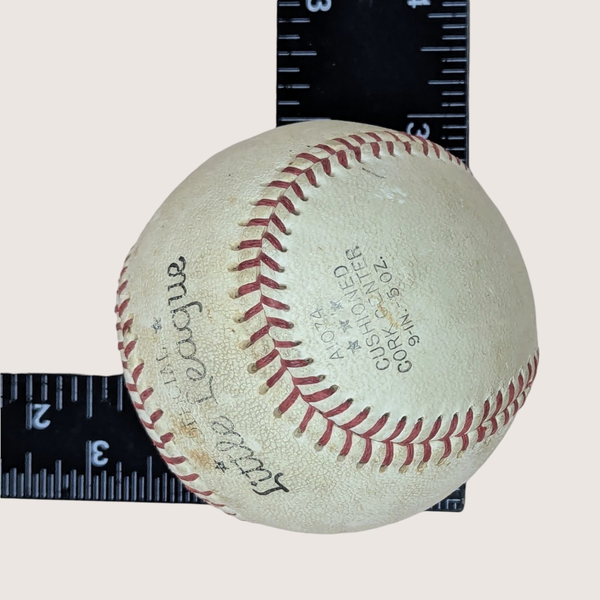 1970s Wilson Leather Ted Uhlaender Signed MN Twins Baseball