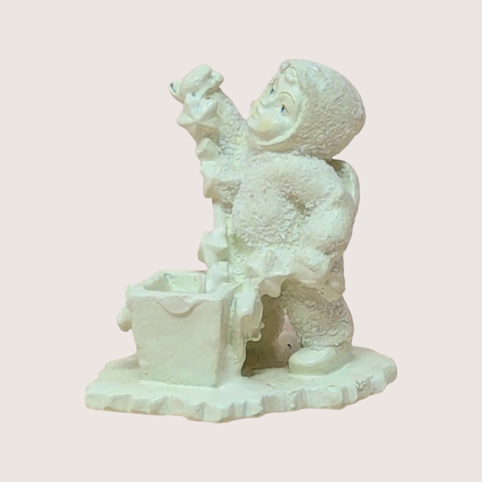 1990s Dept 56 Snowbabies Pewter Miniature Figurine Set