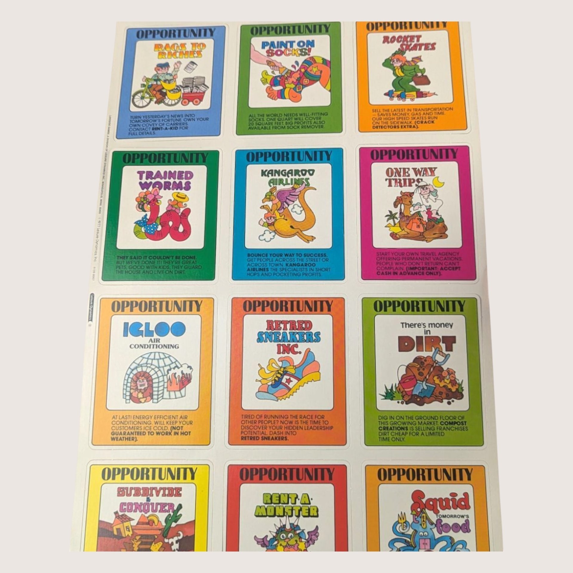 1977 Lakeside The Big Deal Board Game Complete 