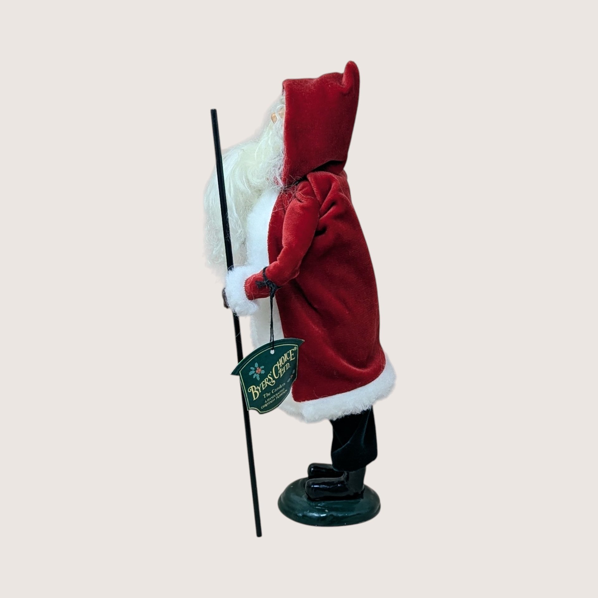 1999 Byers Choice Red Victorian Santa Caroler Figure