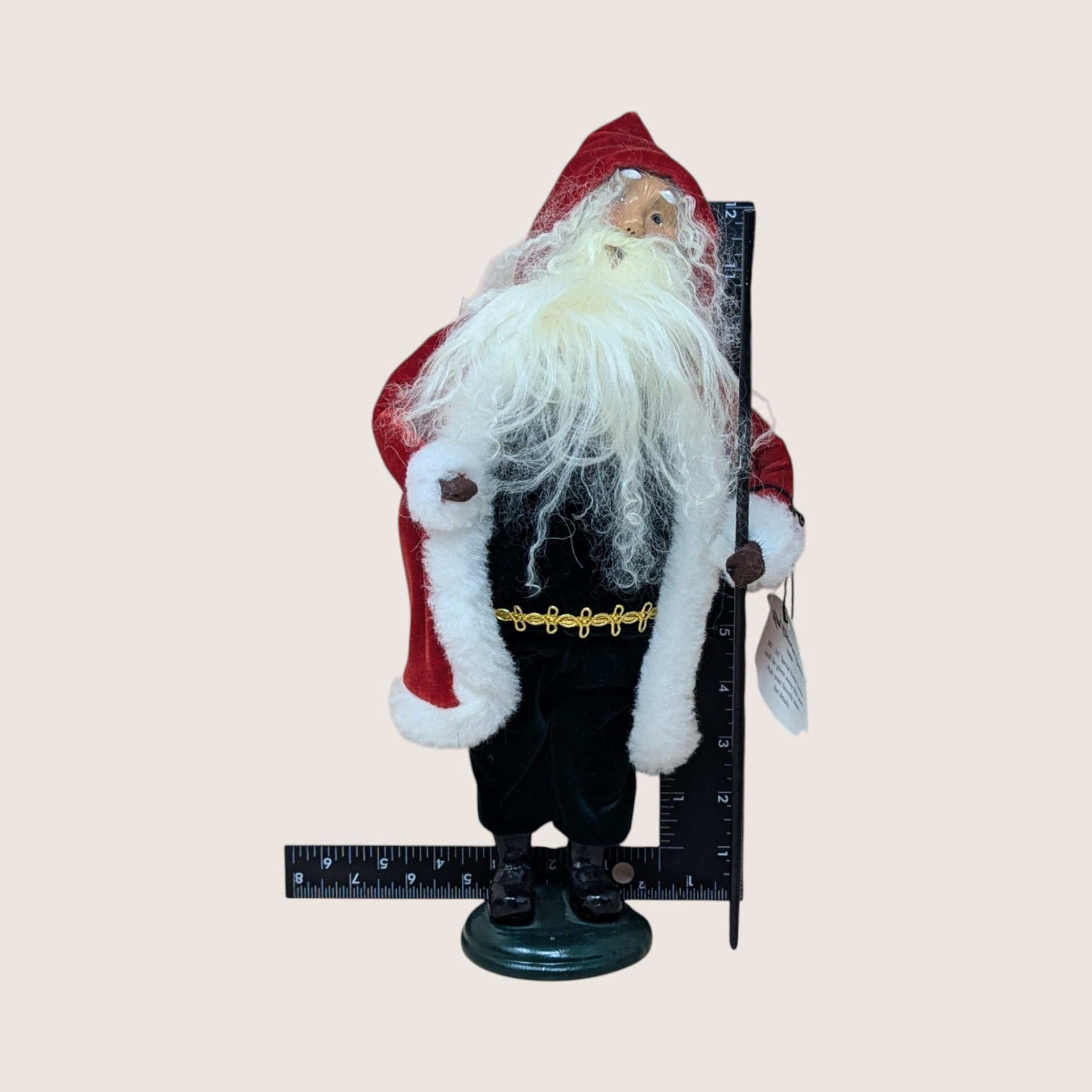 1999 Byers Choice Red Victorian Santa Caroler Figure