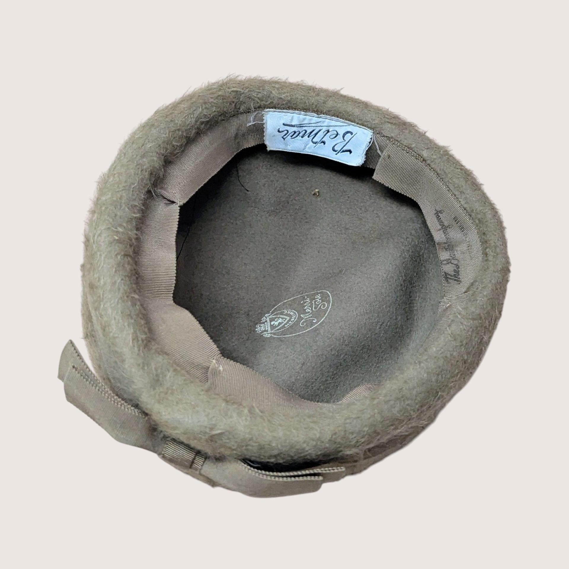 1950s BelMar The Dayton Company Fur Felt Ladies Hat Cloche Style