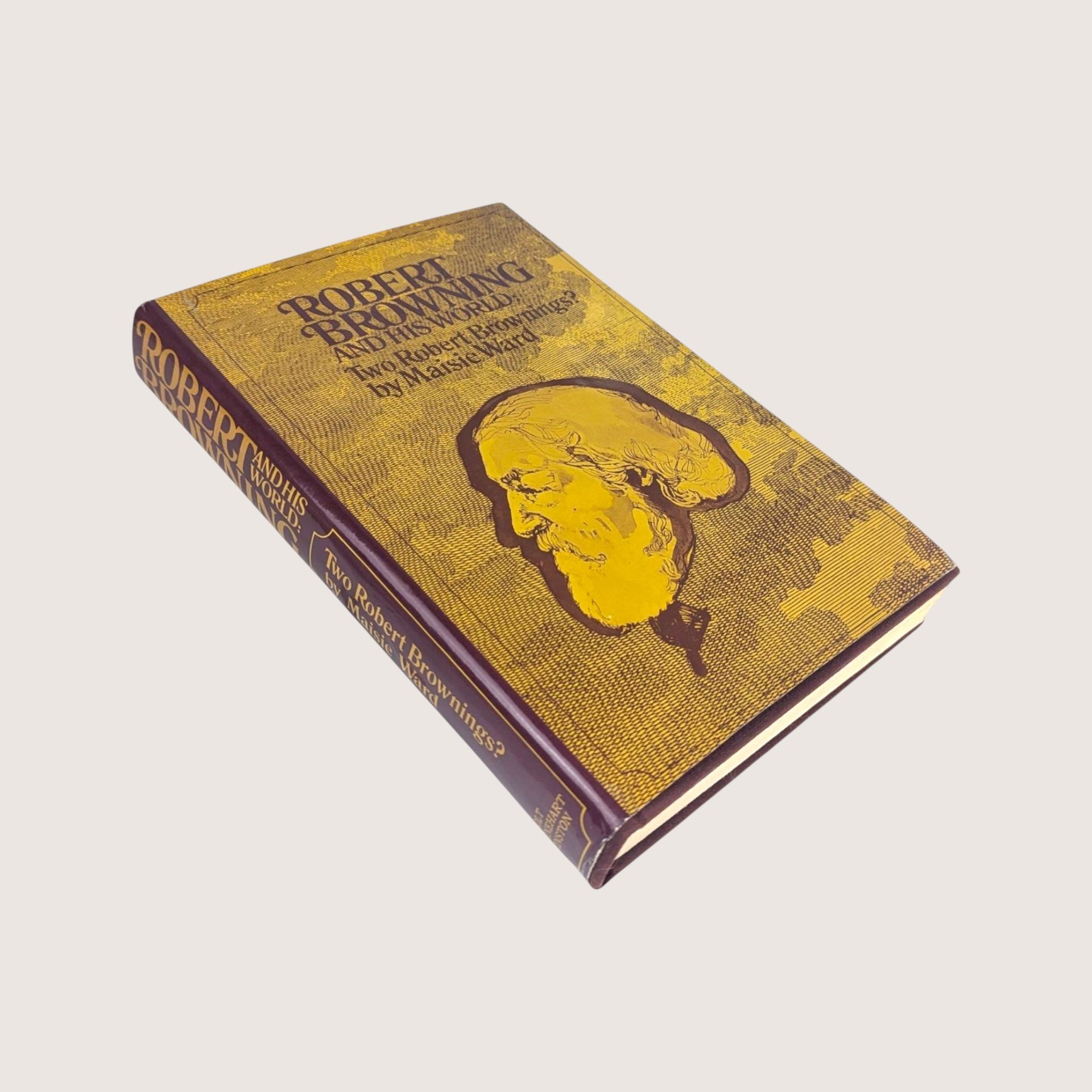 1969 Robert Browning and His World Two Robert Brownings Hardcover Book