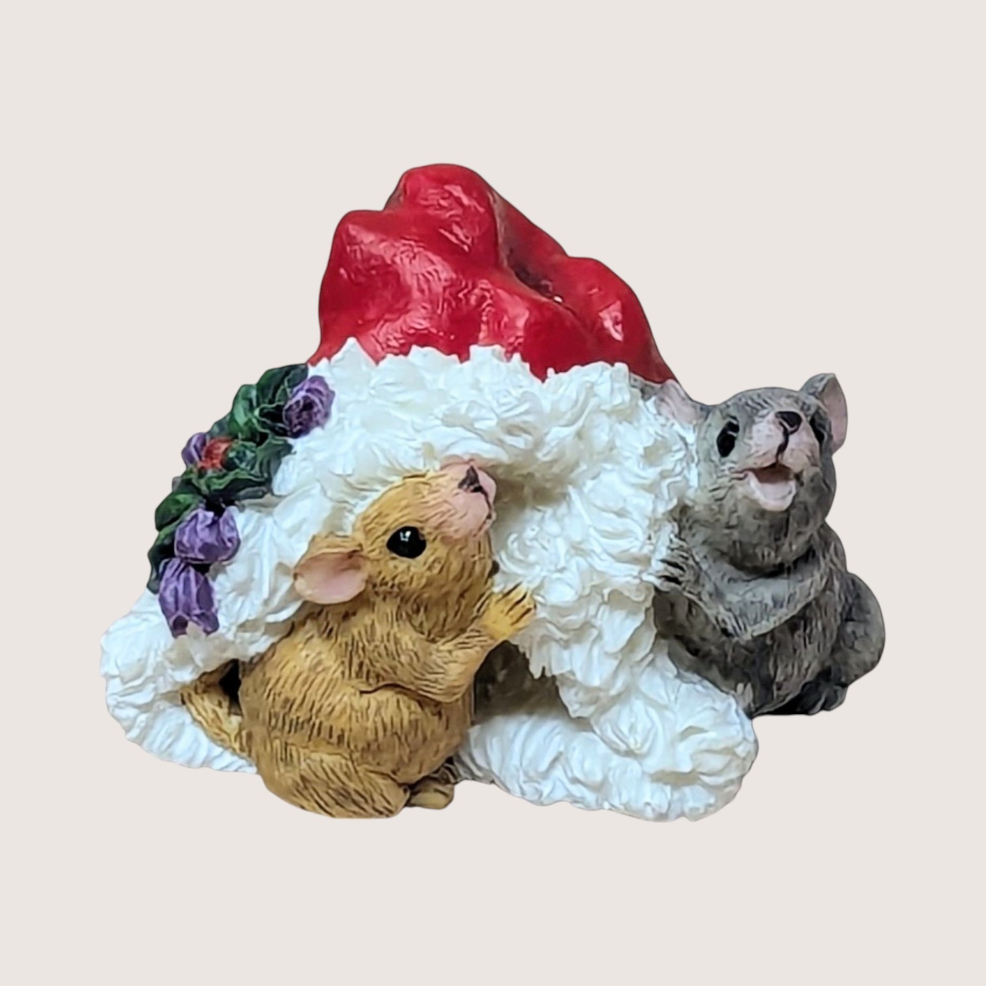Vintage Dept 56 Santa's Dress Rehearsal Figure Set