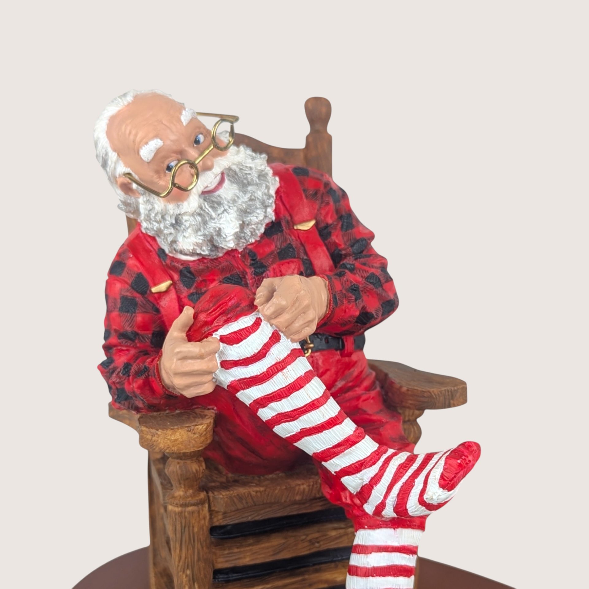 Vintage Dept 56 Bachman's Santa's Dress Rehearsal Figurine Set