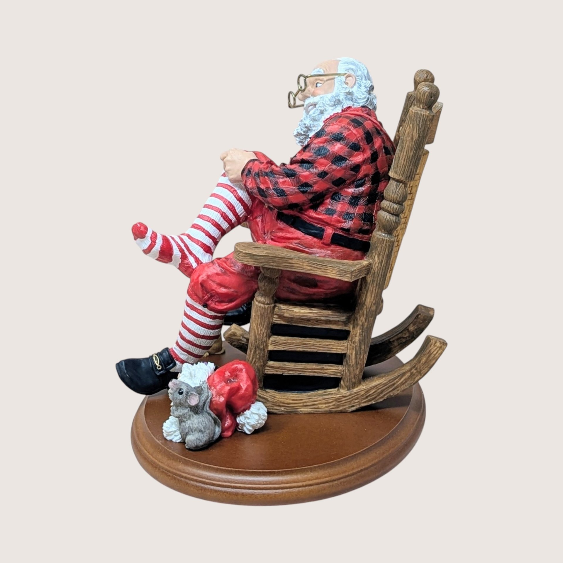 Vintage Dept 56 Santa's Dress Rehearsal Figure Set
