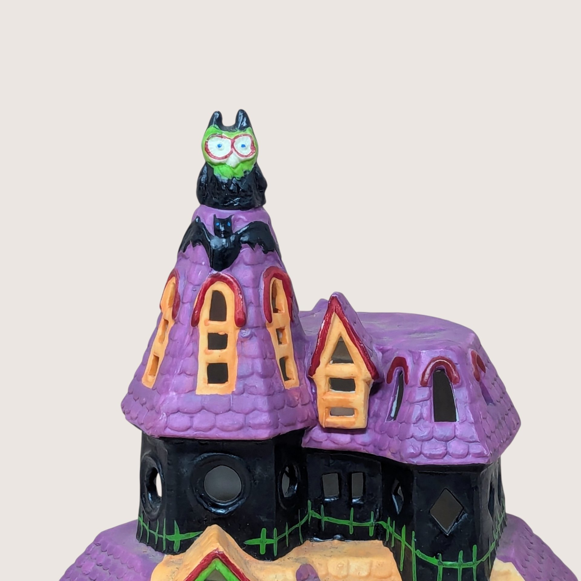 Vintage Celebrations by Silvestri Ceramic Halloween House
