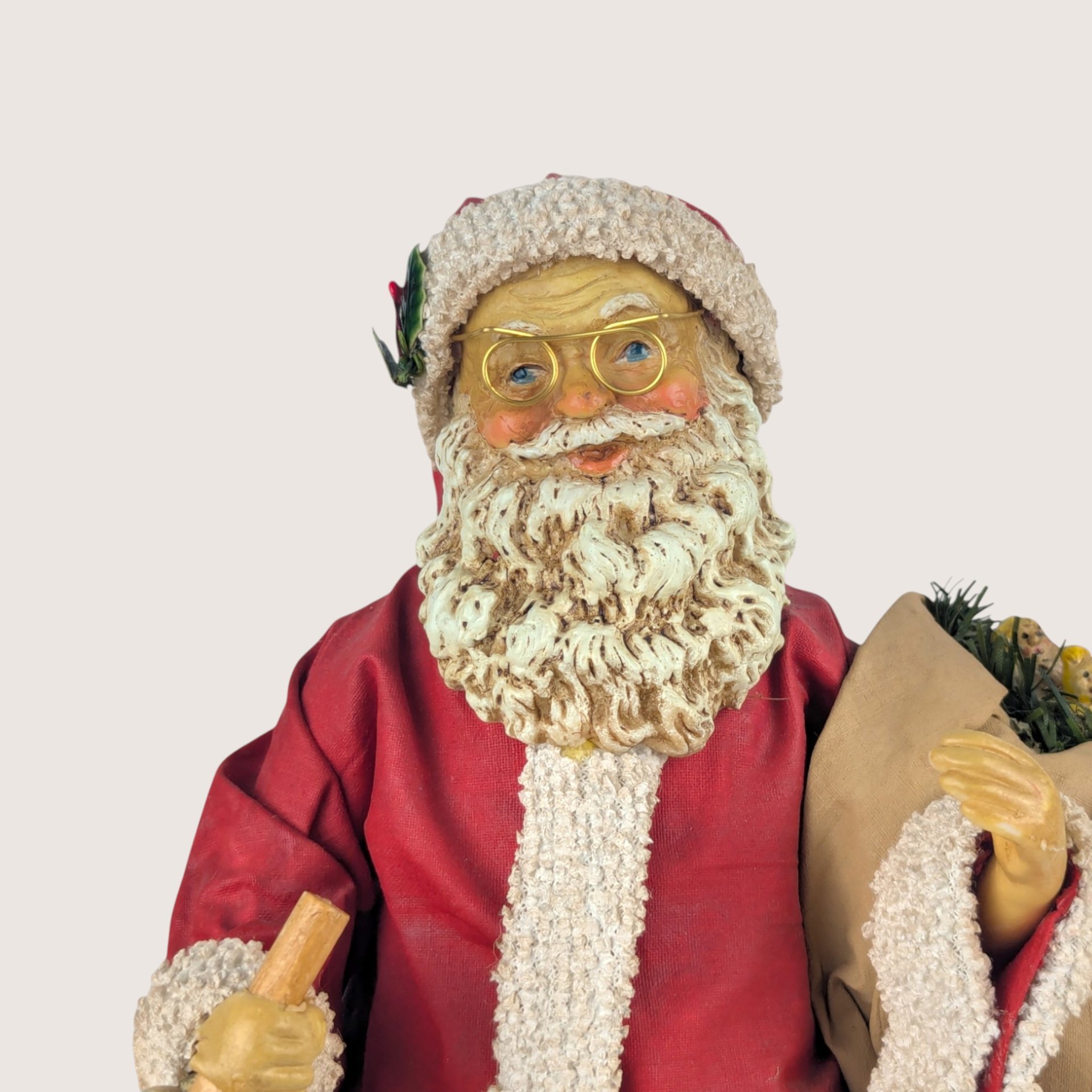 Late 20th Century Midwest Importers Santa Figurine