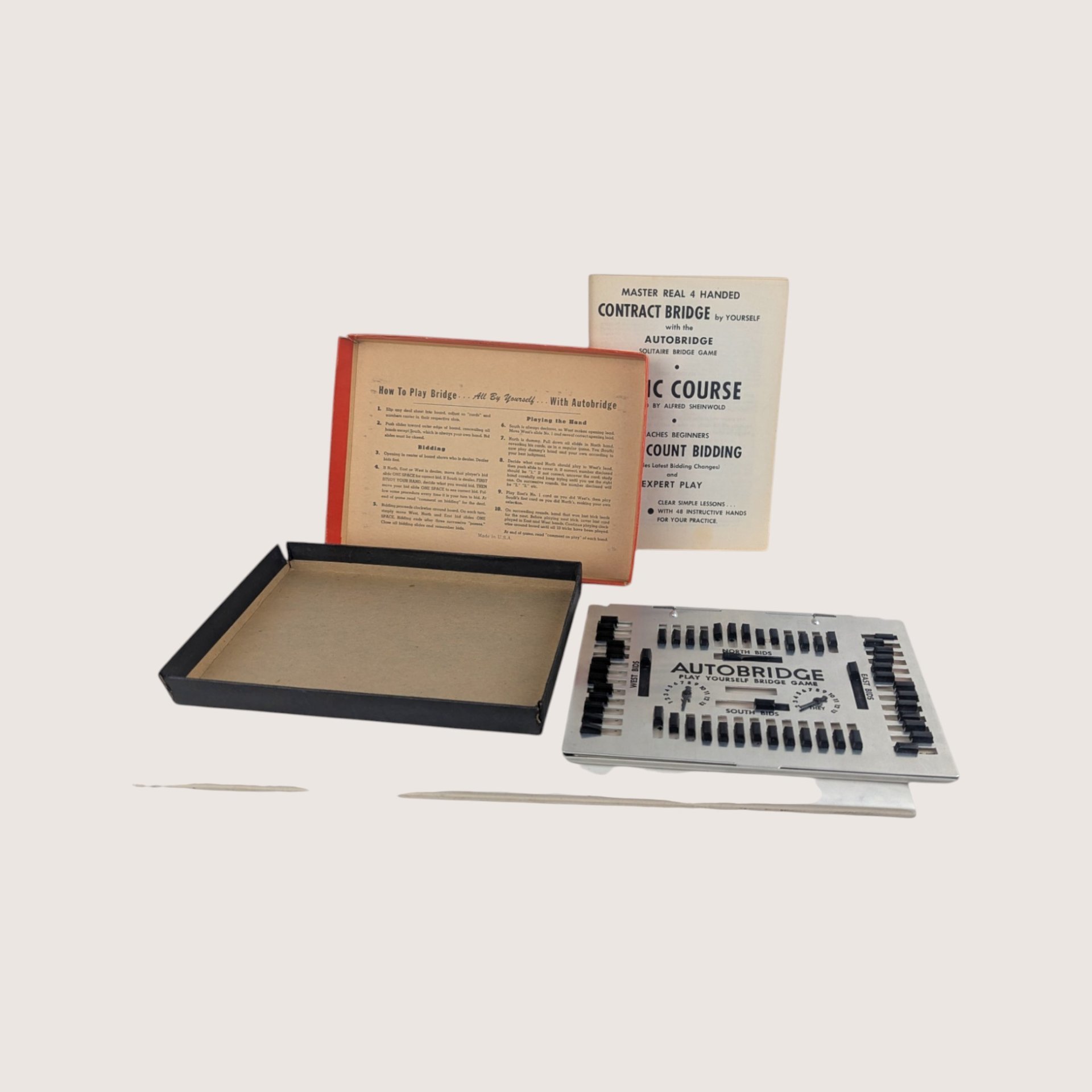 1959 Auto Bridge Solitaire Game