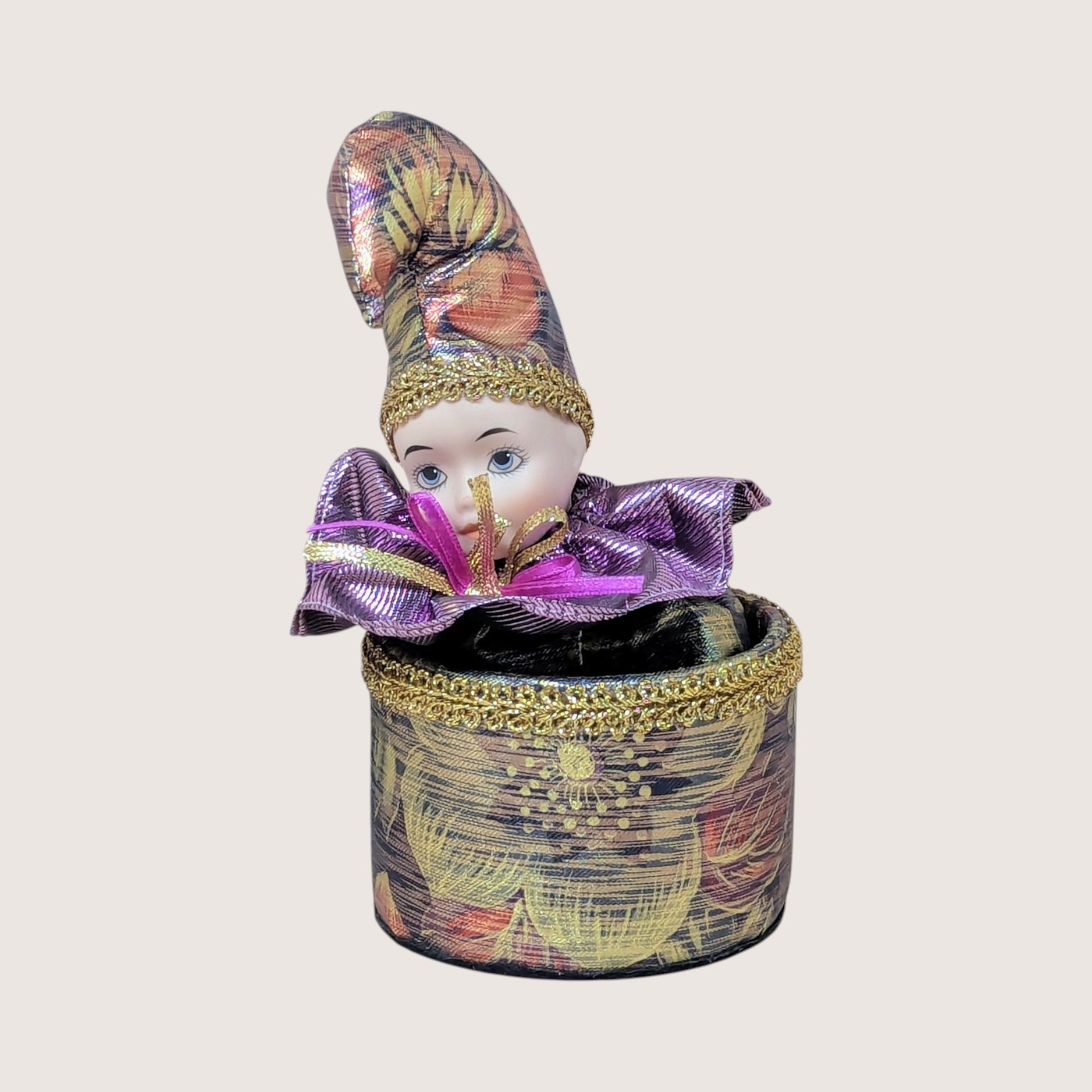 Vintage San Francisco Music Box Company Clown Music Box