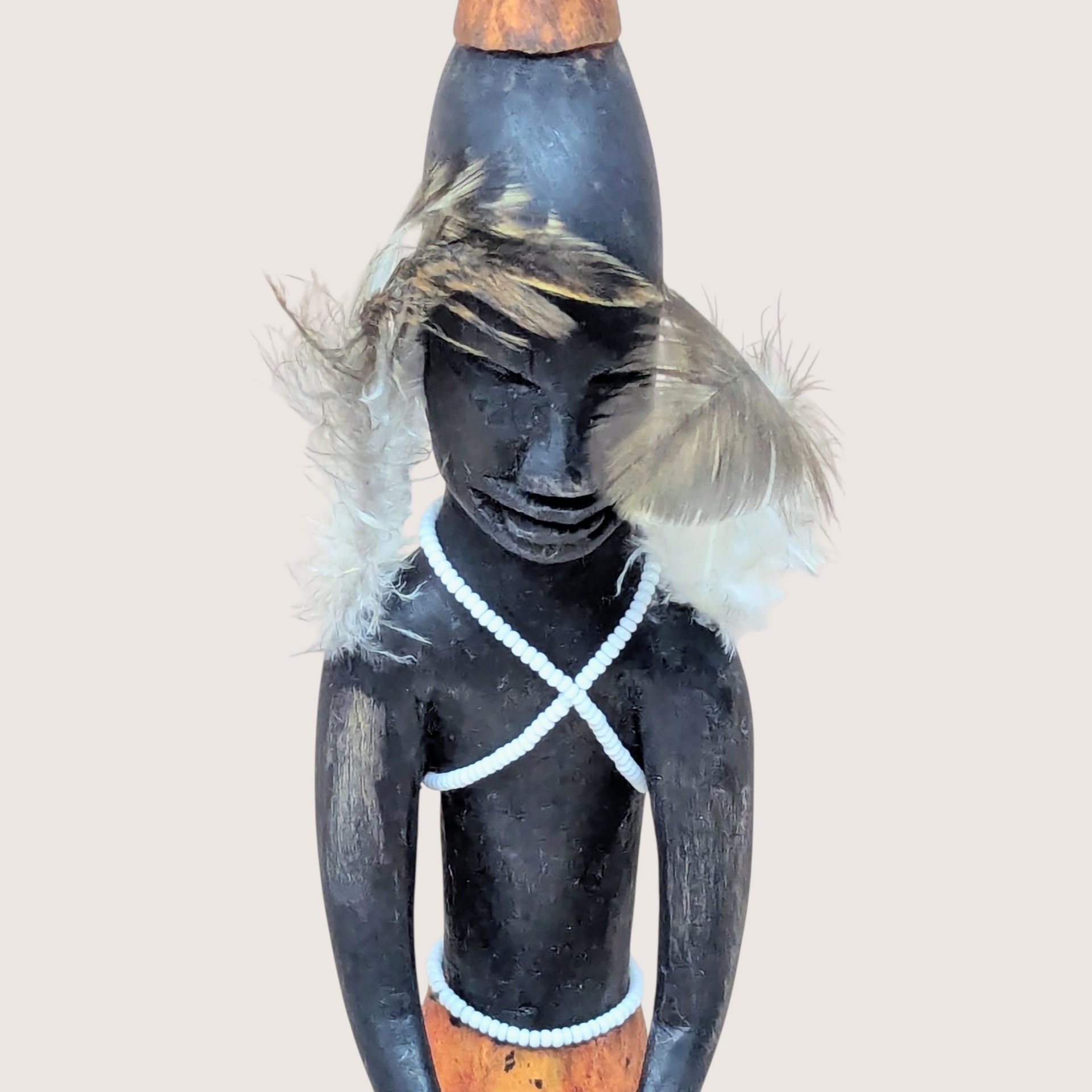 Vintage Hand Carved African Tribal Figure