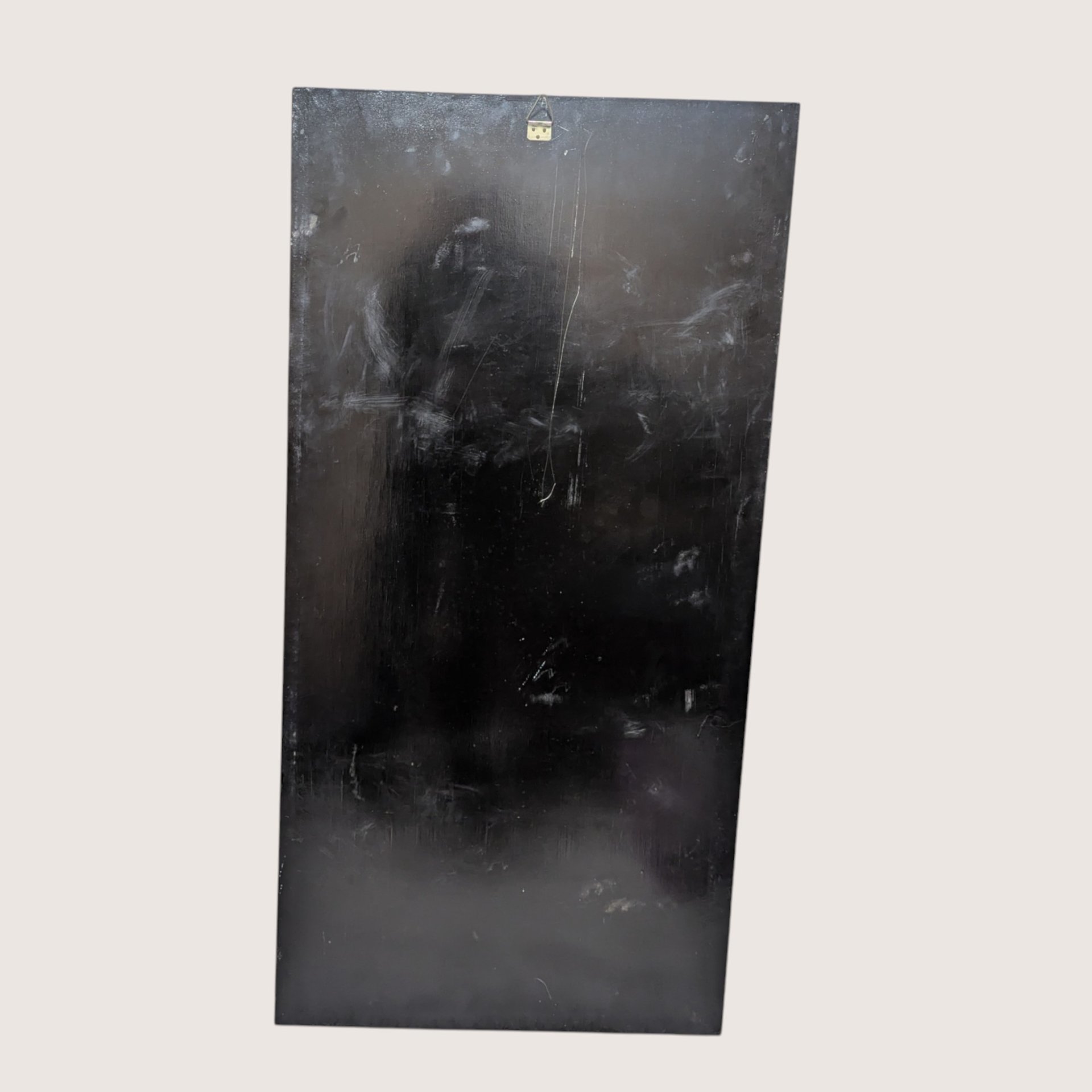 Vintage Mid Century Vietnamese Mother of Pearl Inlay Lacquer Wall Panel