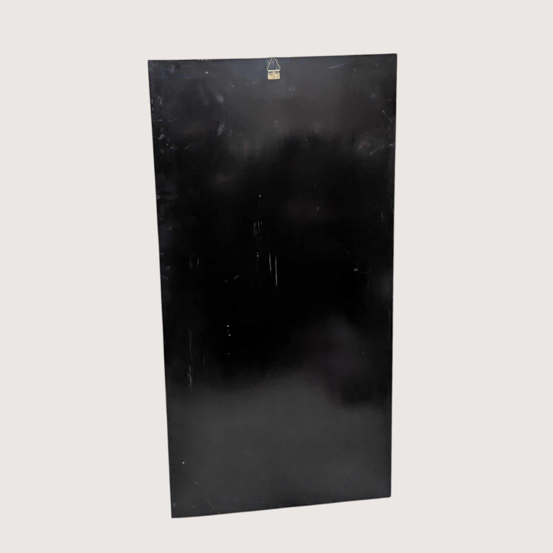 1960s Vietnamese Mother of Pearl Inlay Lacquer Wall Panel Paired Piece