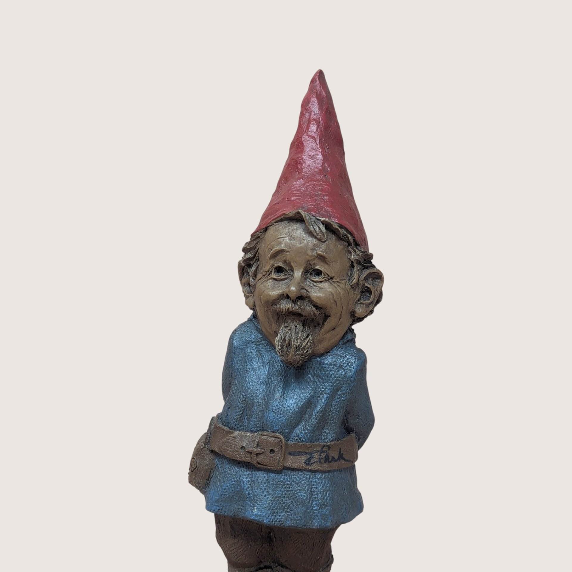 1984 Tom Clark Val Signed Gnome Figurine