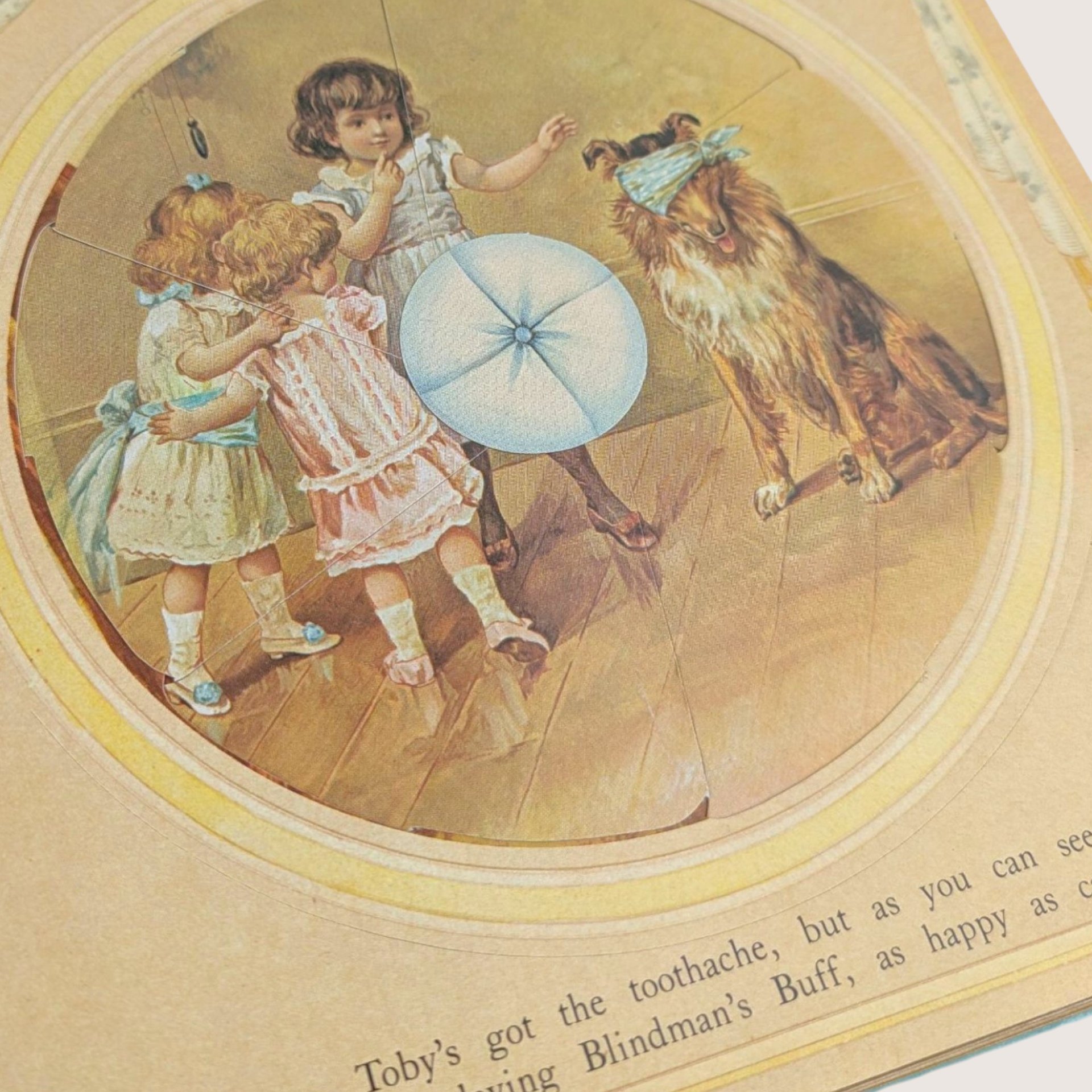 1970s Revolving Pictures Ernest Nister Antique Reproduction Pop Up Book