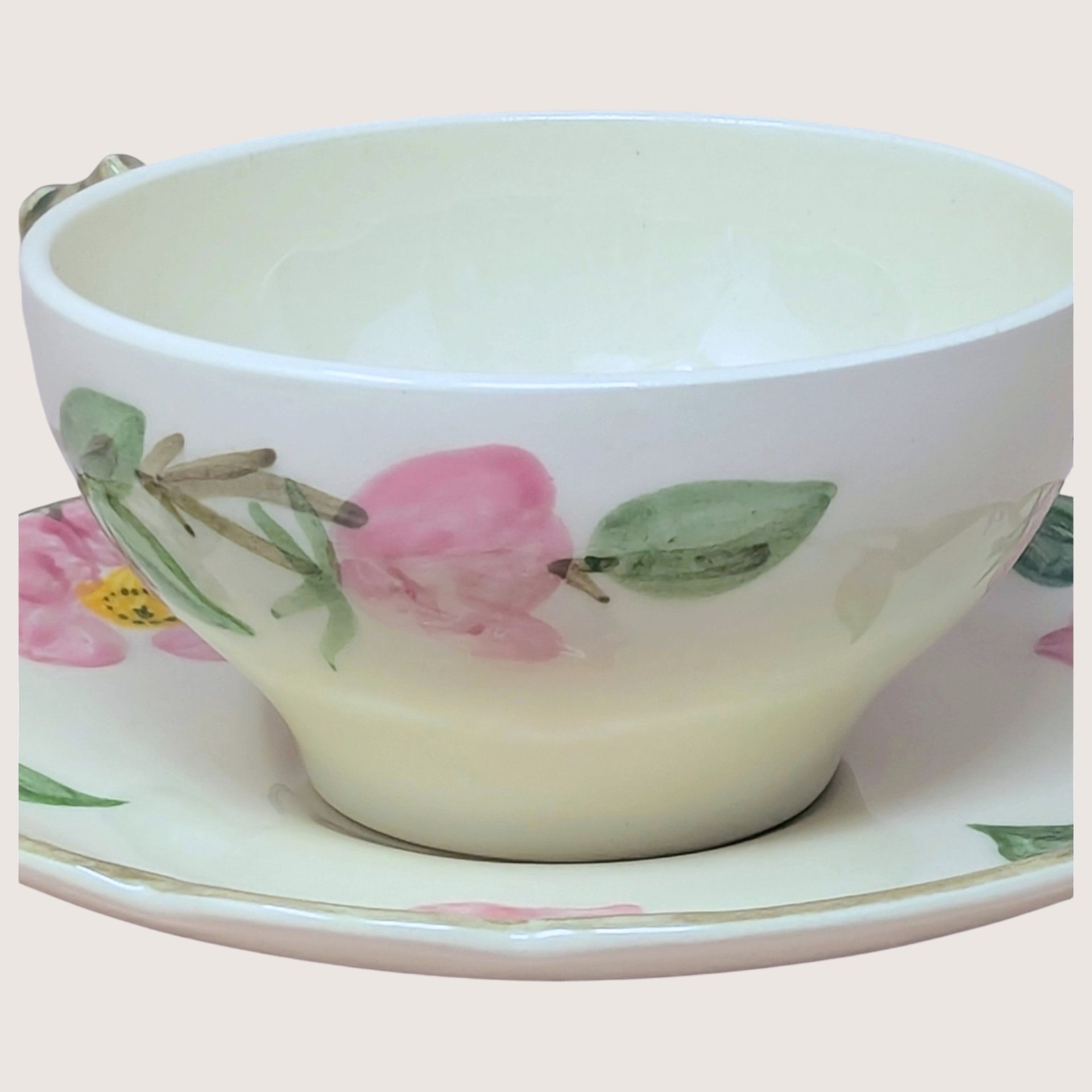 1950s Franciscan Desert Rose Tea Cup Set