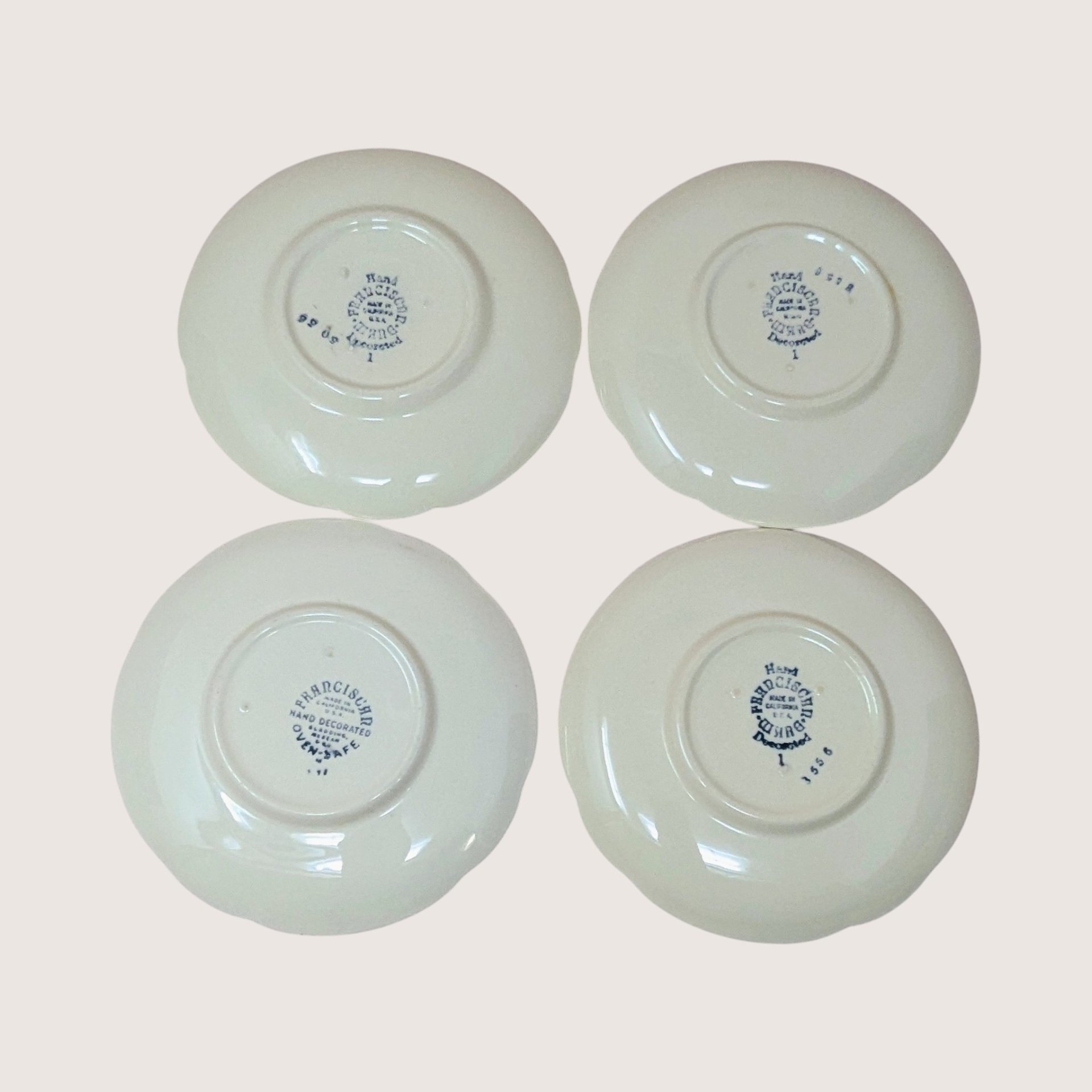 1950s Franciscan Desert Rose Tea Cup Set