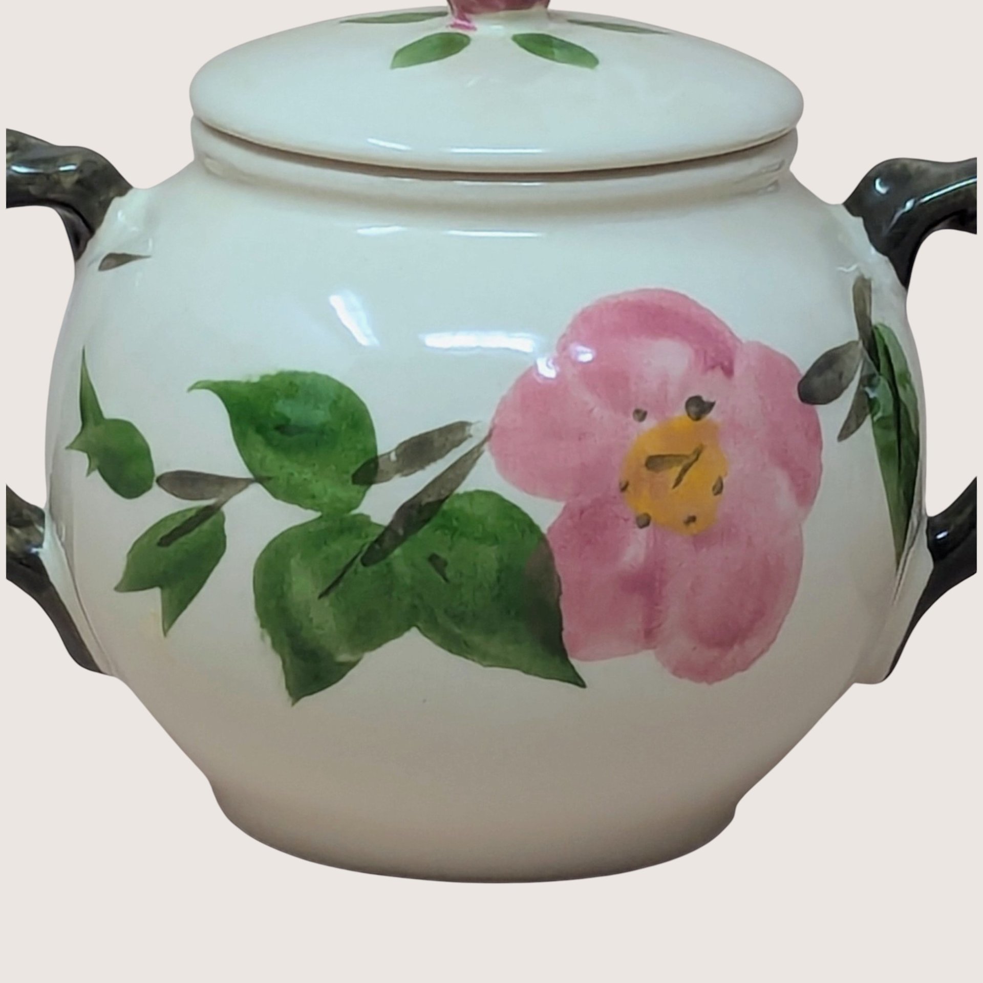 1980s Franciscan Desert Rose Cream and Sugar Set